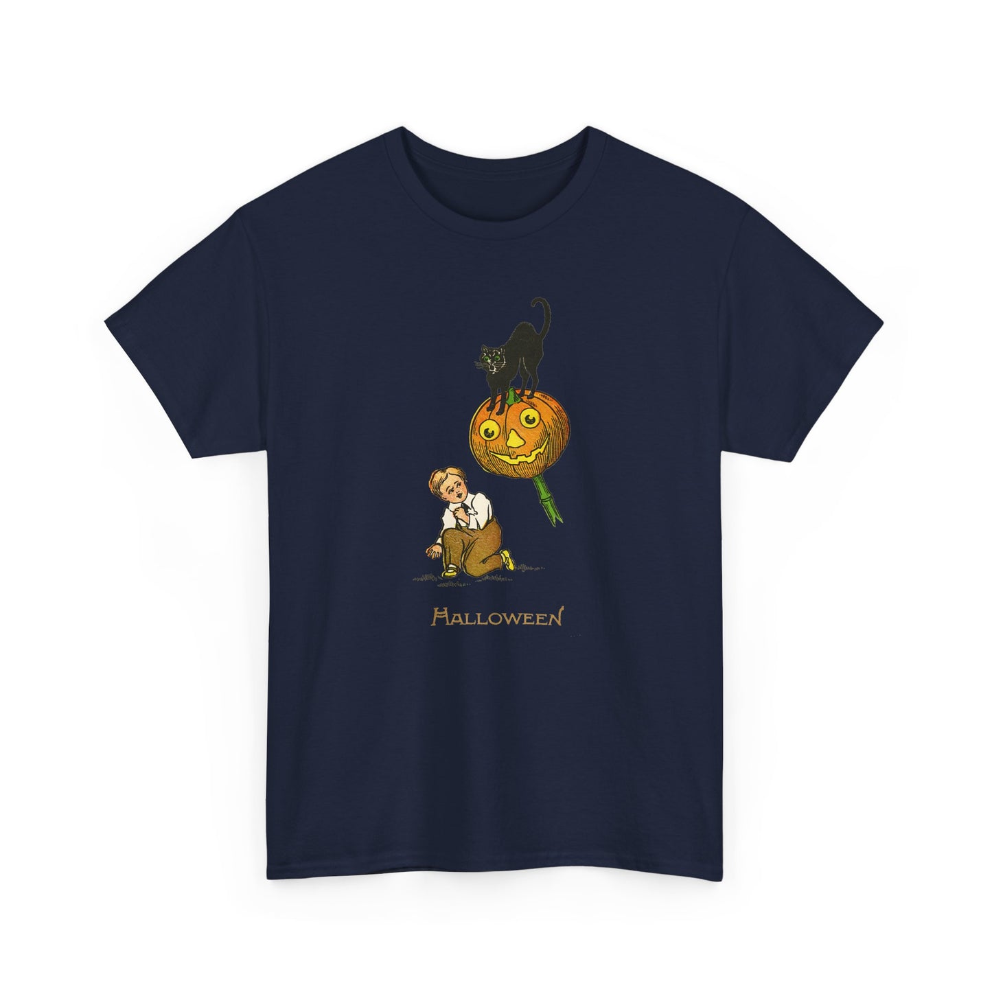 vintage halloween postcard reproduction tshirt