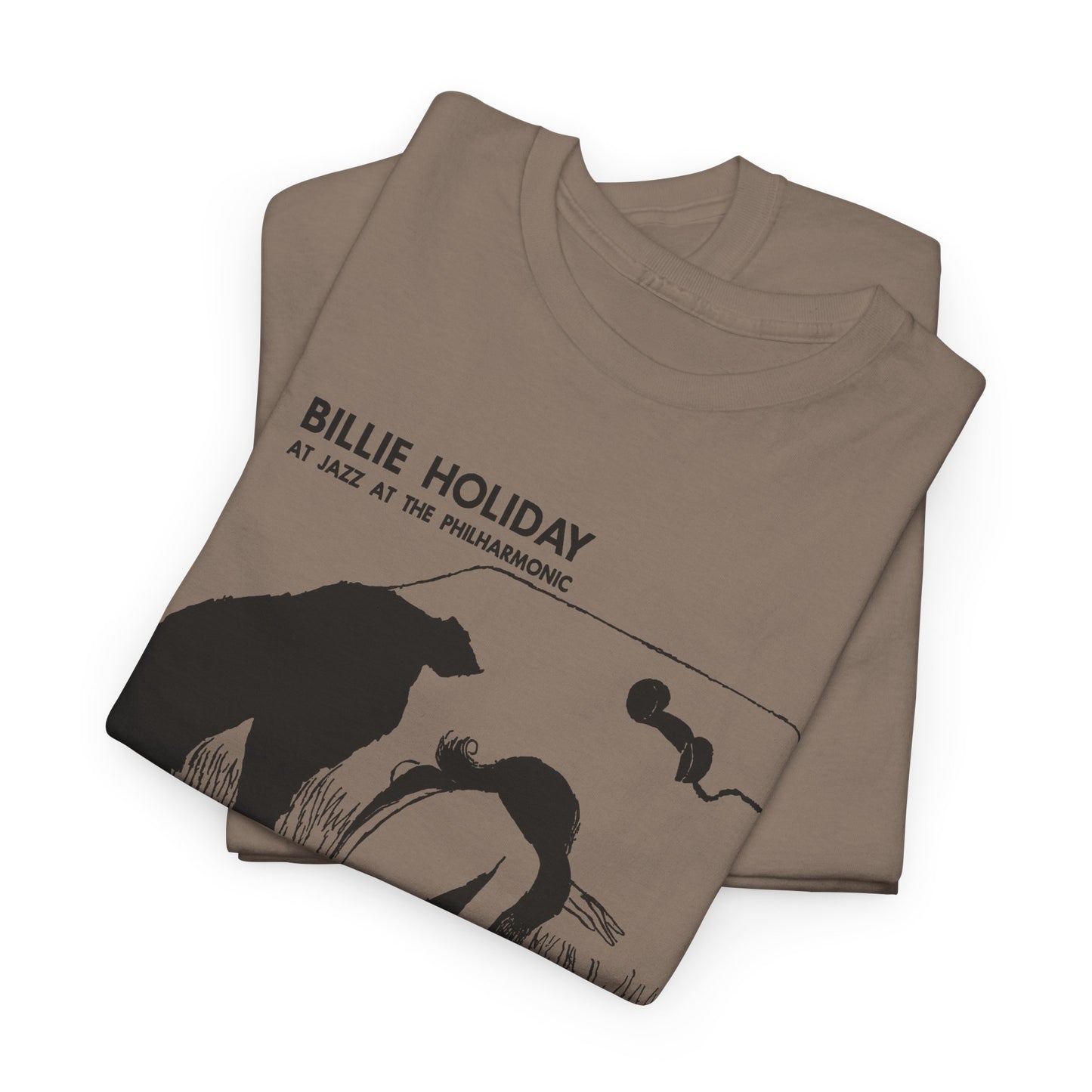 1954 billie holiday at jazz at the philharmonic slightly stretched graphic tshirt