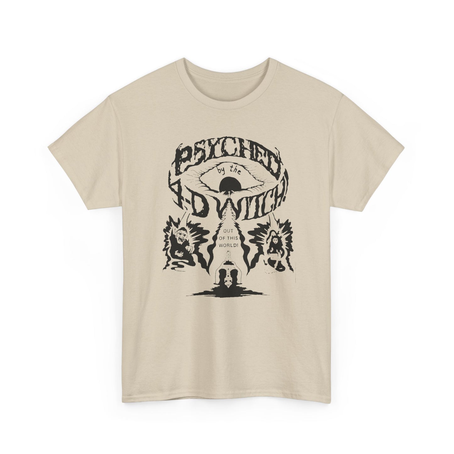 psyched by the 4-D witch 1973 exploitation film tshirt