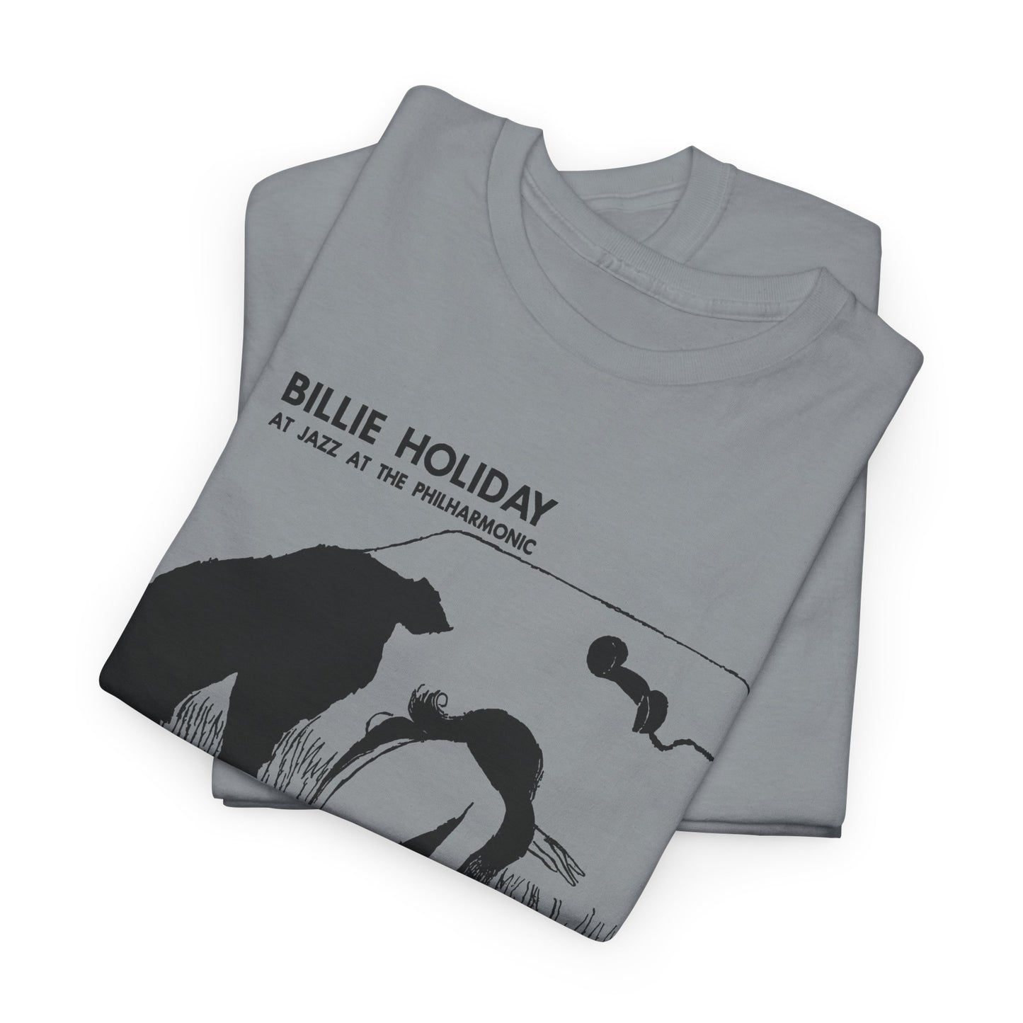 1954 billie holiday at jazz at the philharmonic slightly stretched graphic tshirt