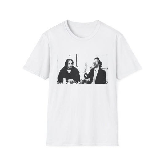 steven wright and roberto benigni from coffee and cigarettes tshirt