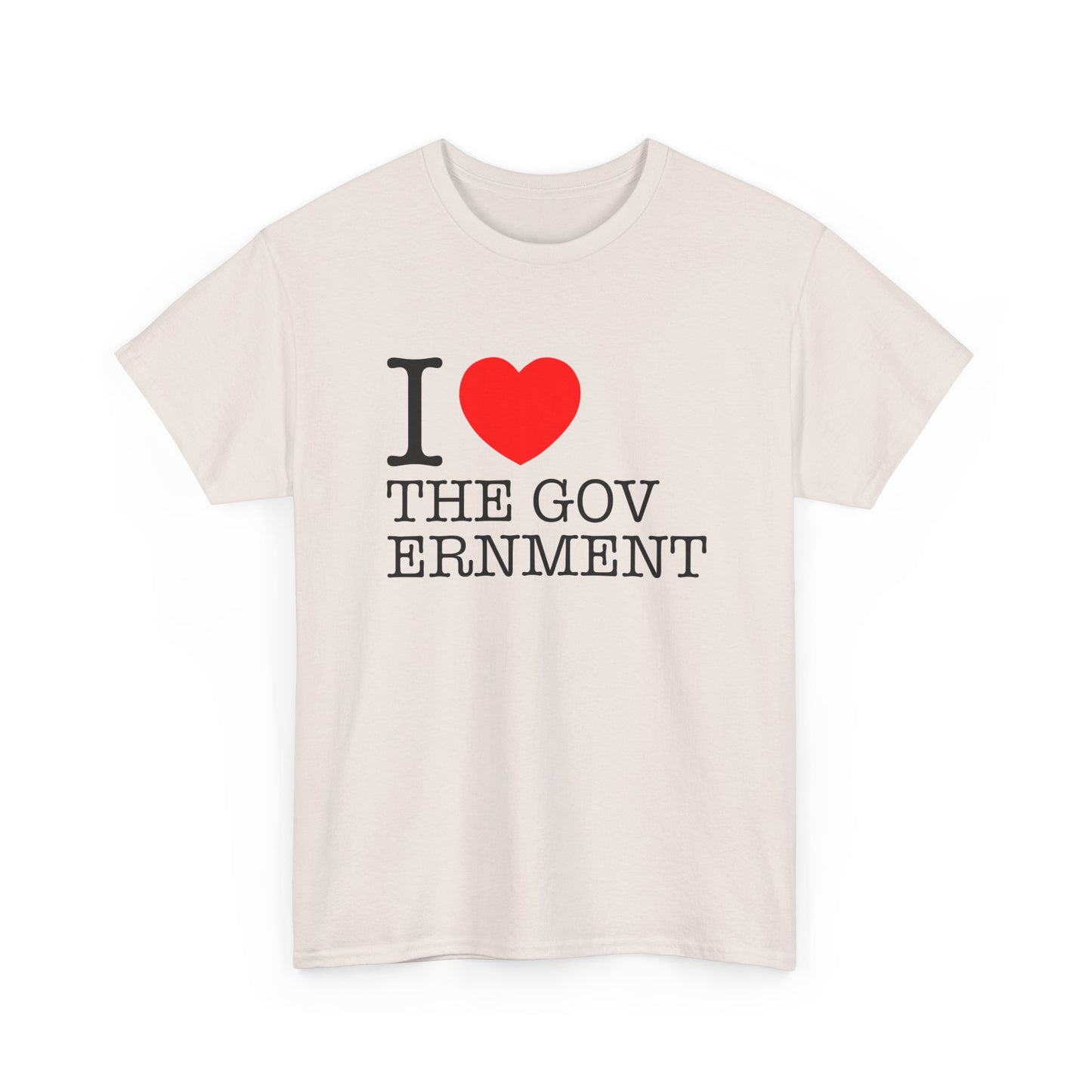 i heart the government tshirt