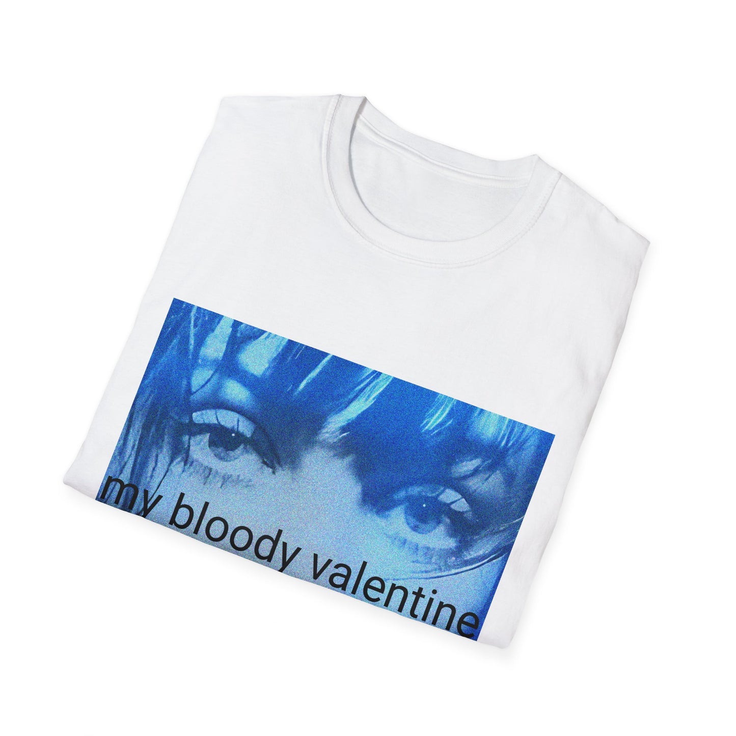 my bloody valentine belinda butcher close up in blue tshirt