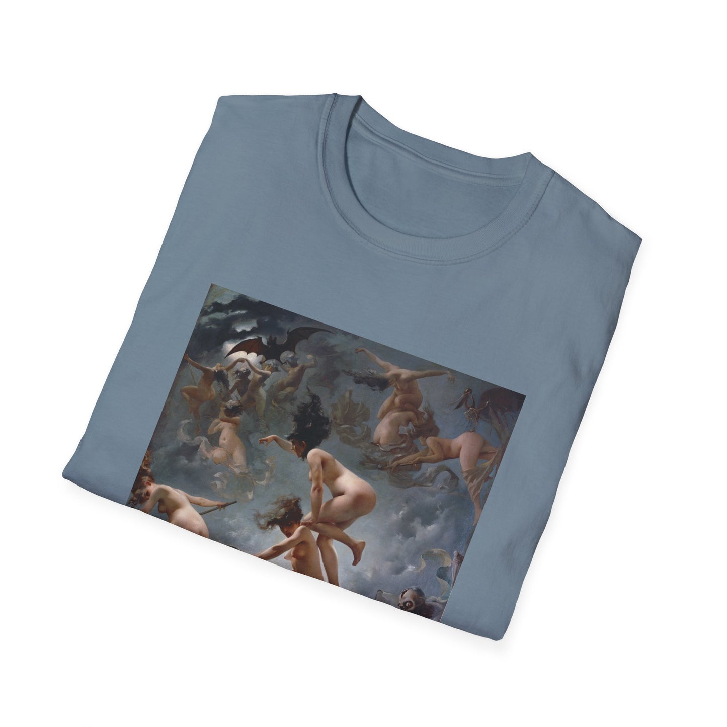 1878 painting witches going to their sabbath by luis ricardo falero tshirt