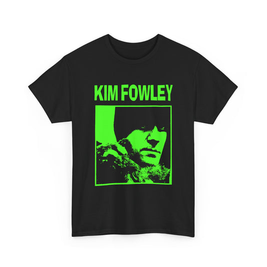 kim fowley show poster fan art reproduction green graphic tshirt