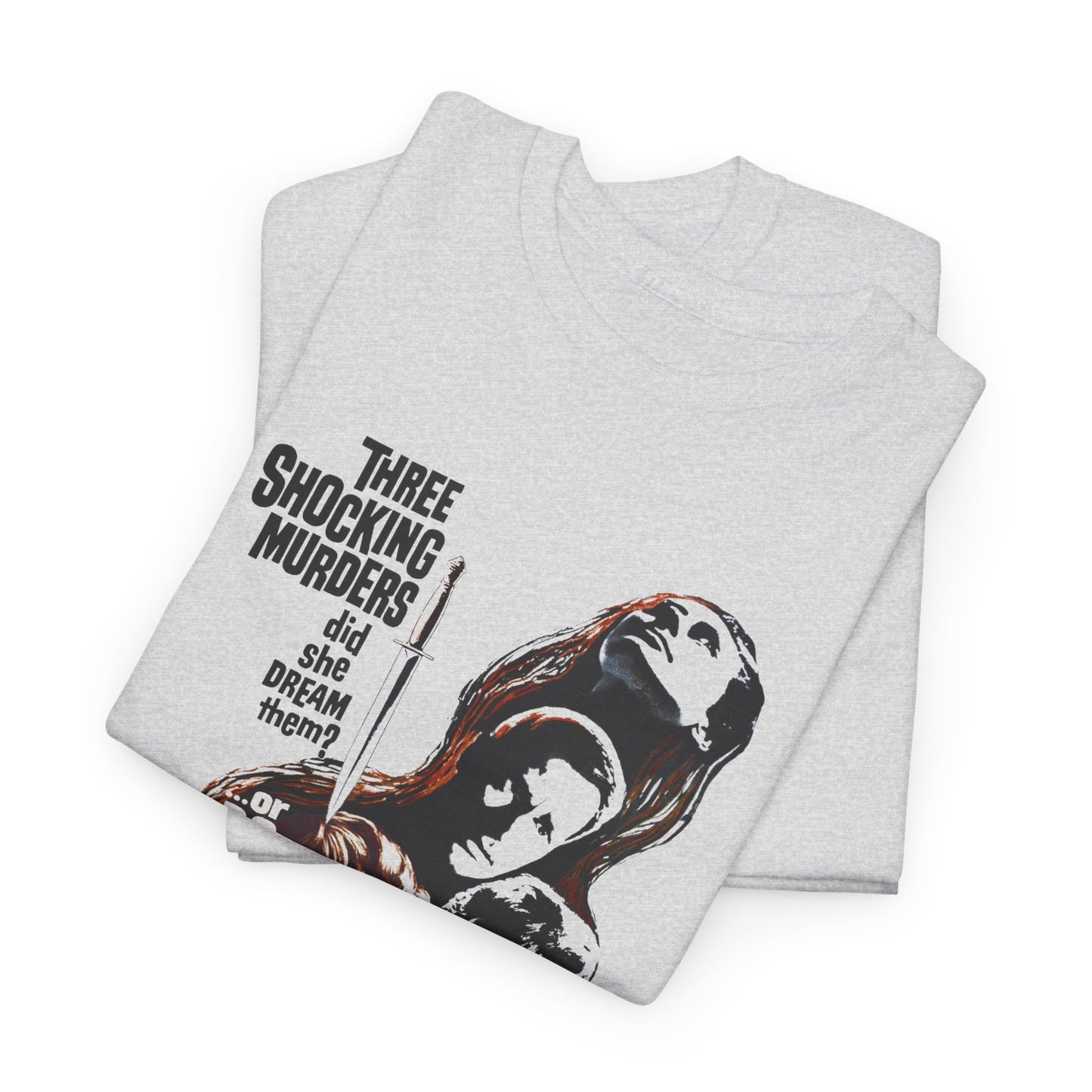 1964 hammer films psychological horror movie nightmare tshirt