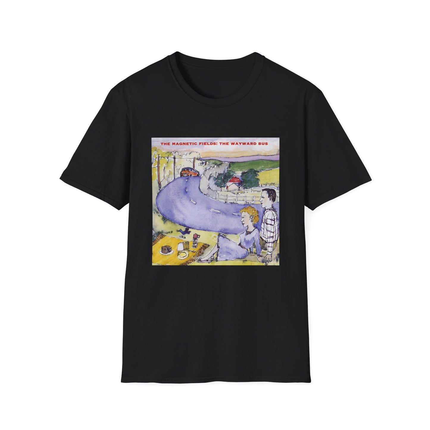 the magnetic fields 1992 the wayward bus album tshirt