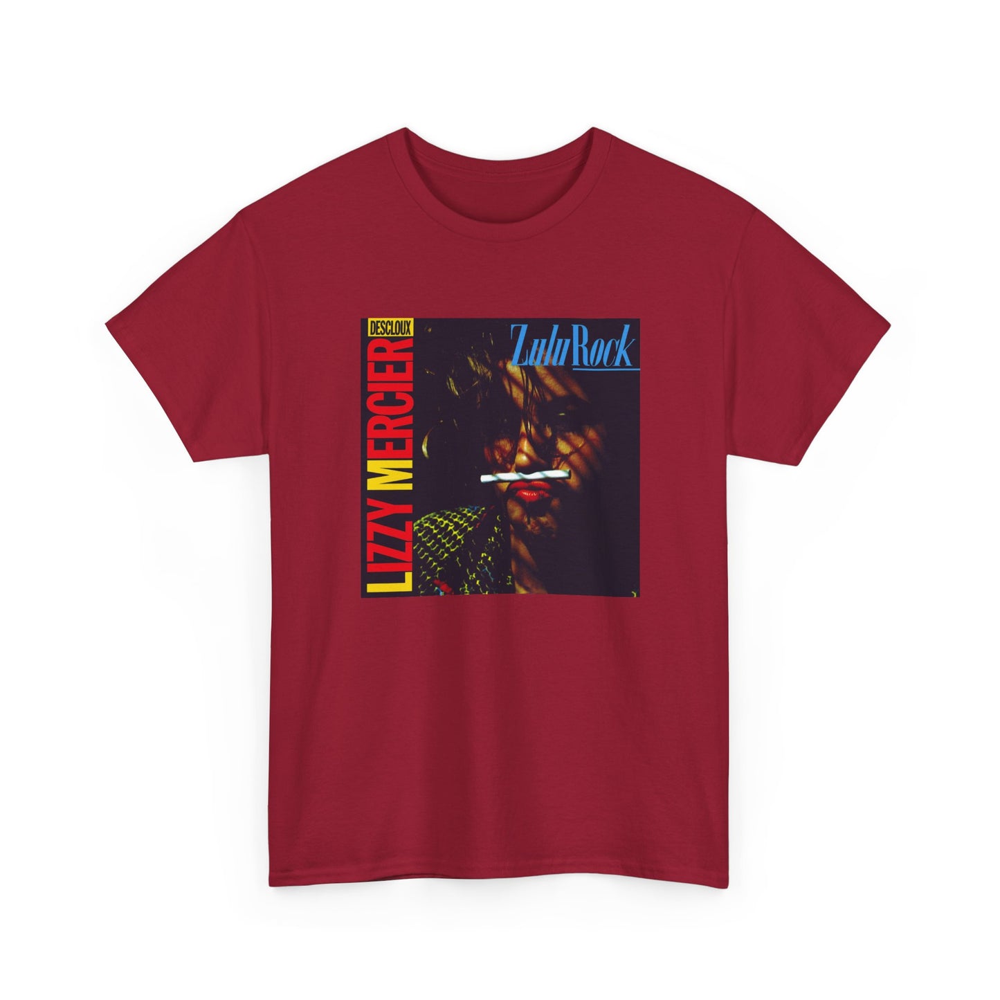 lizzy mercier descloux 1984 zulu rock album cover tshirt