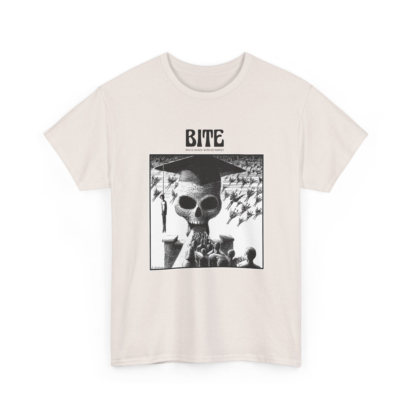 1981 bruce haack with ed harvey experimental electronic album bite tshirt
