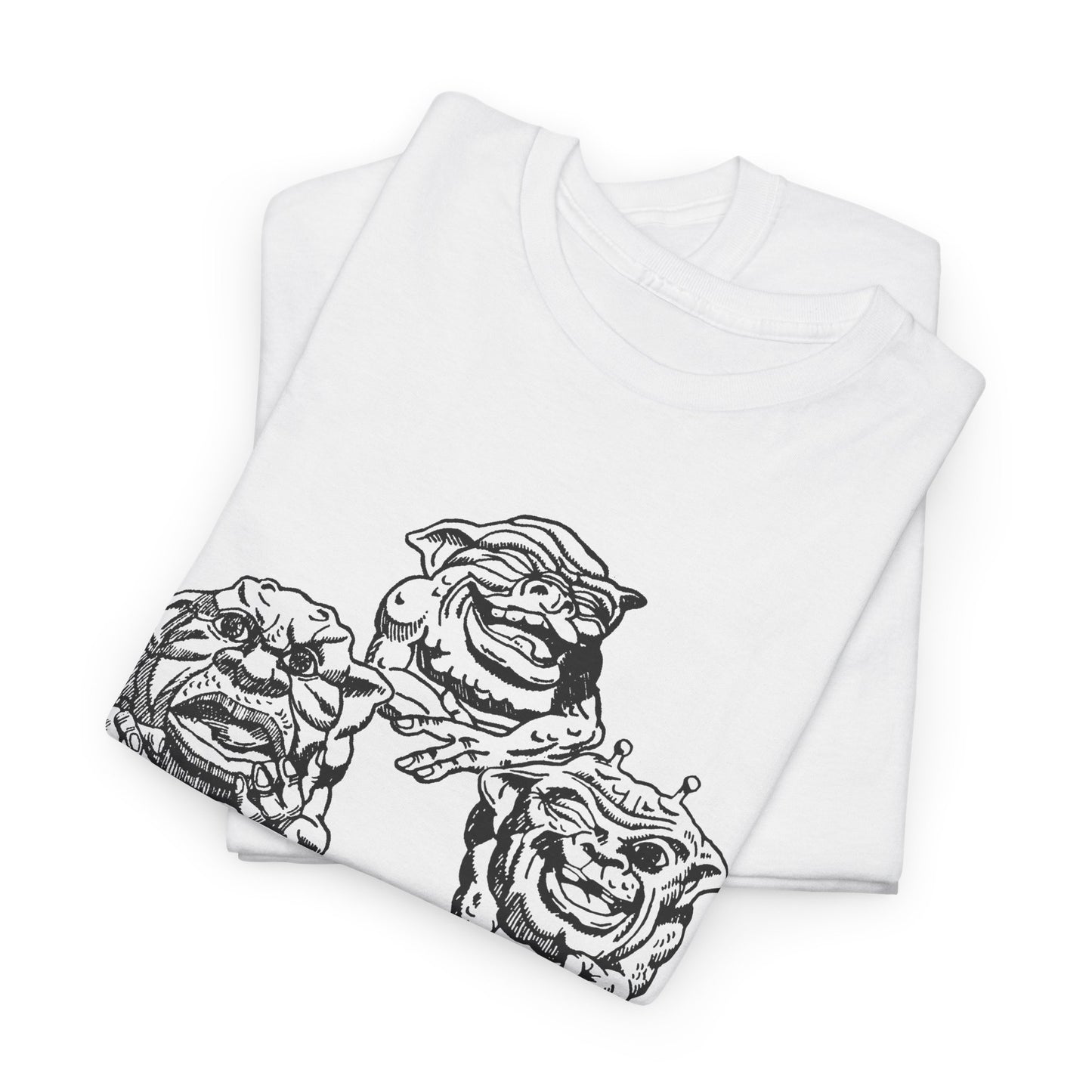 boglins vintage advertisement fan edit design featuring boint, doink, and squit tshirt