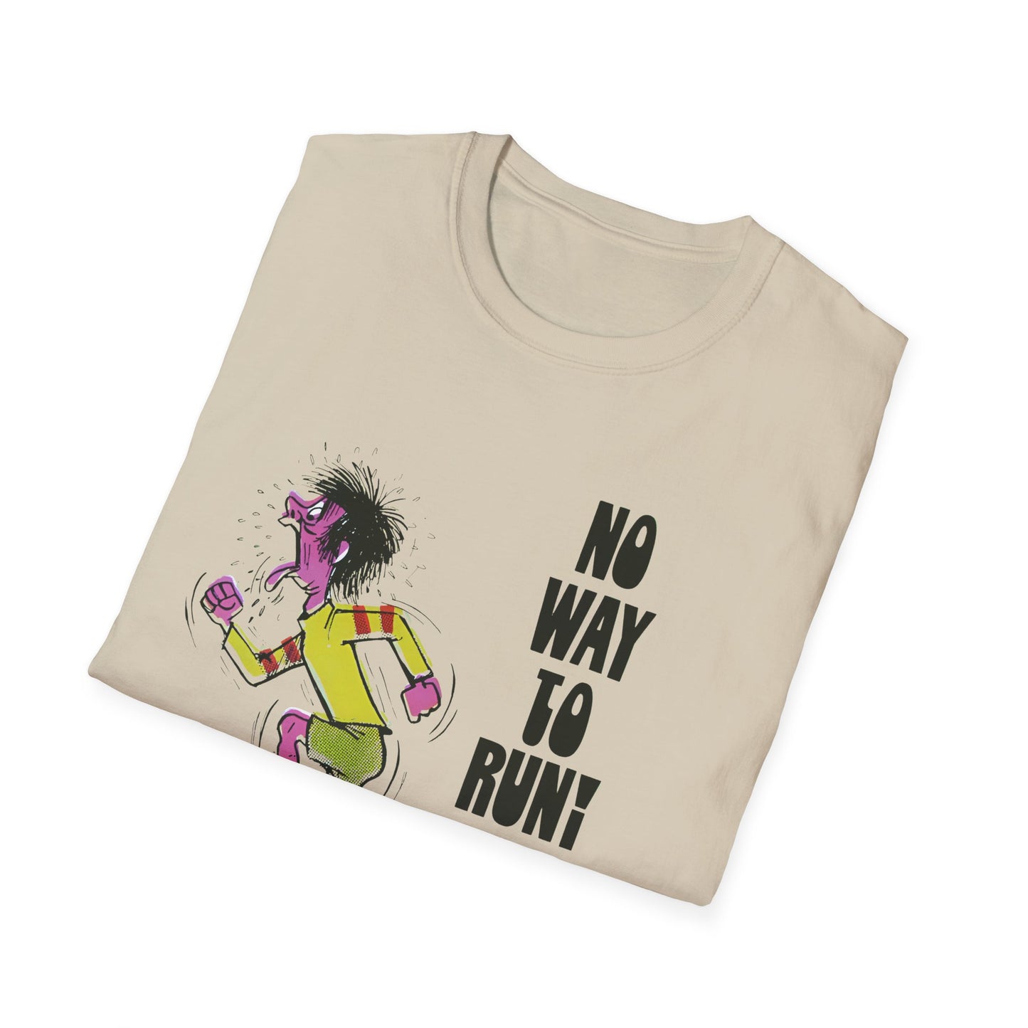 1960s/70s anti-drug poster no way to run (drugs) by smartset smarteen s.o.s tshirt