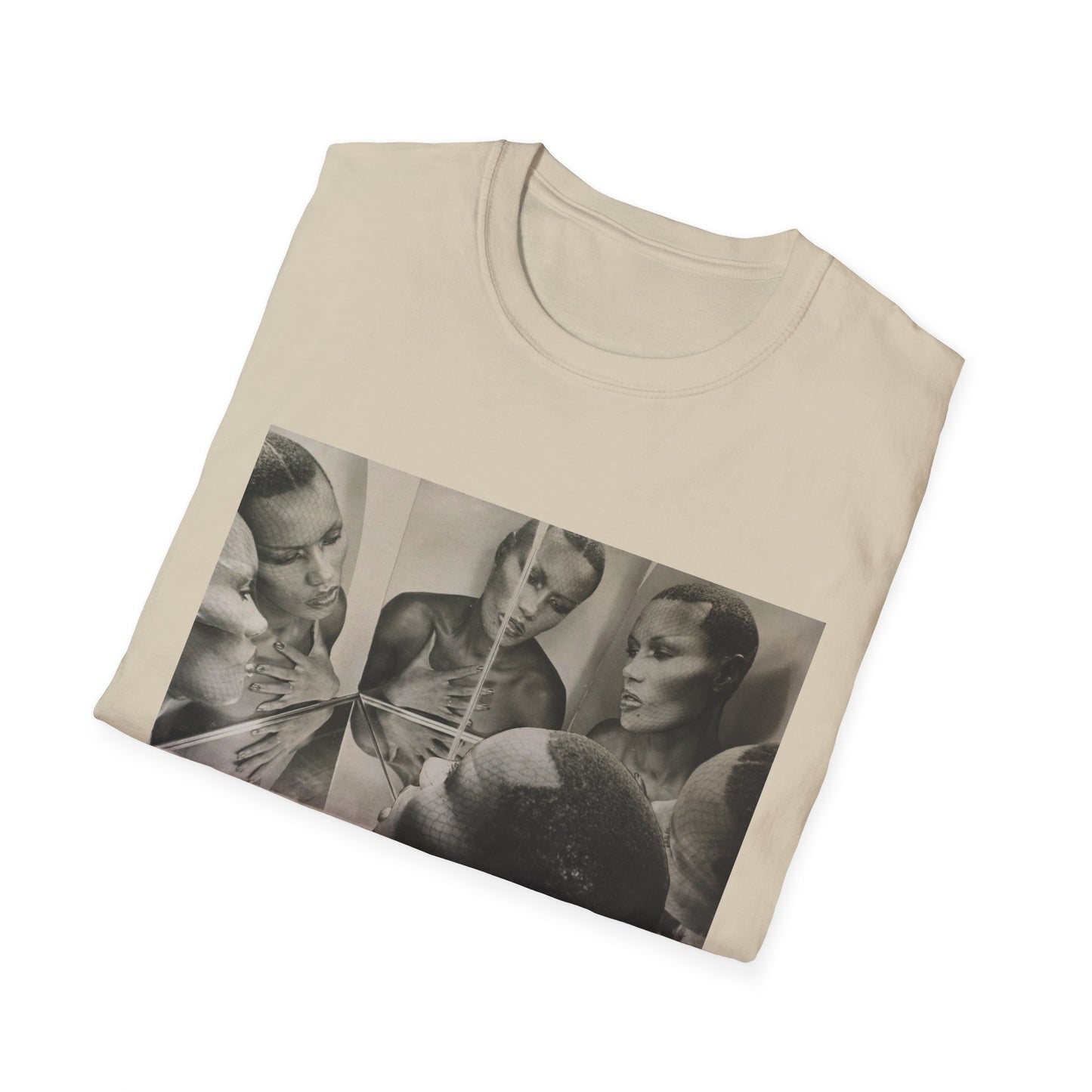 grace jones mirror gatefold for 1979 album muse tshirt