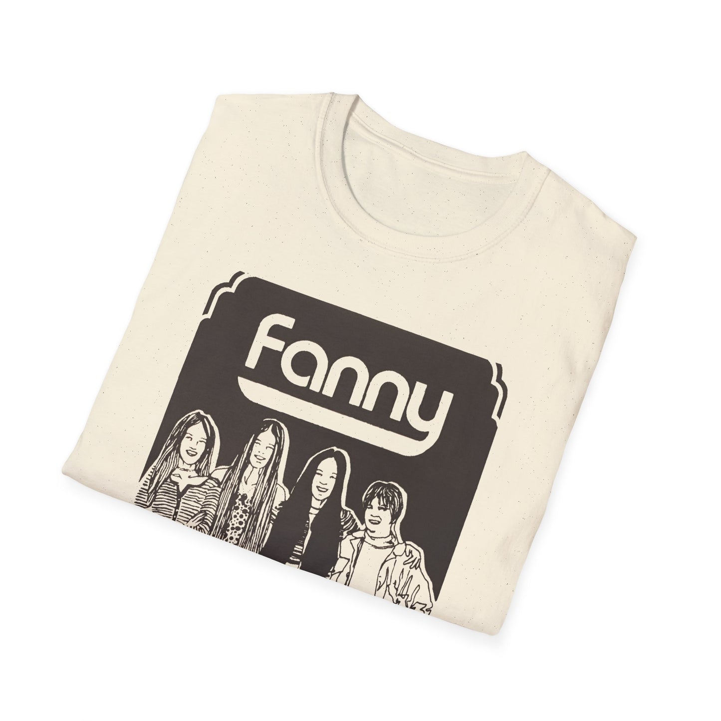 1970s rock n roll band FANNY show poster tshirt