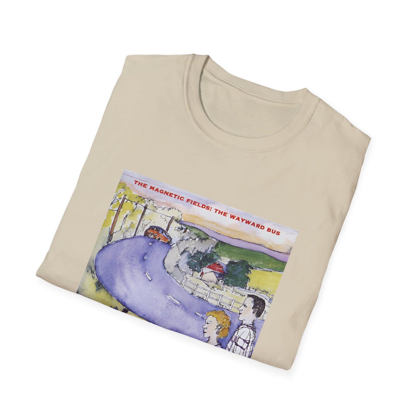 the magnetic fields 1992 the wayward bus album tshirt