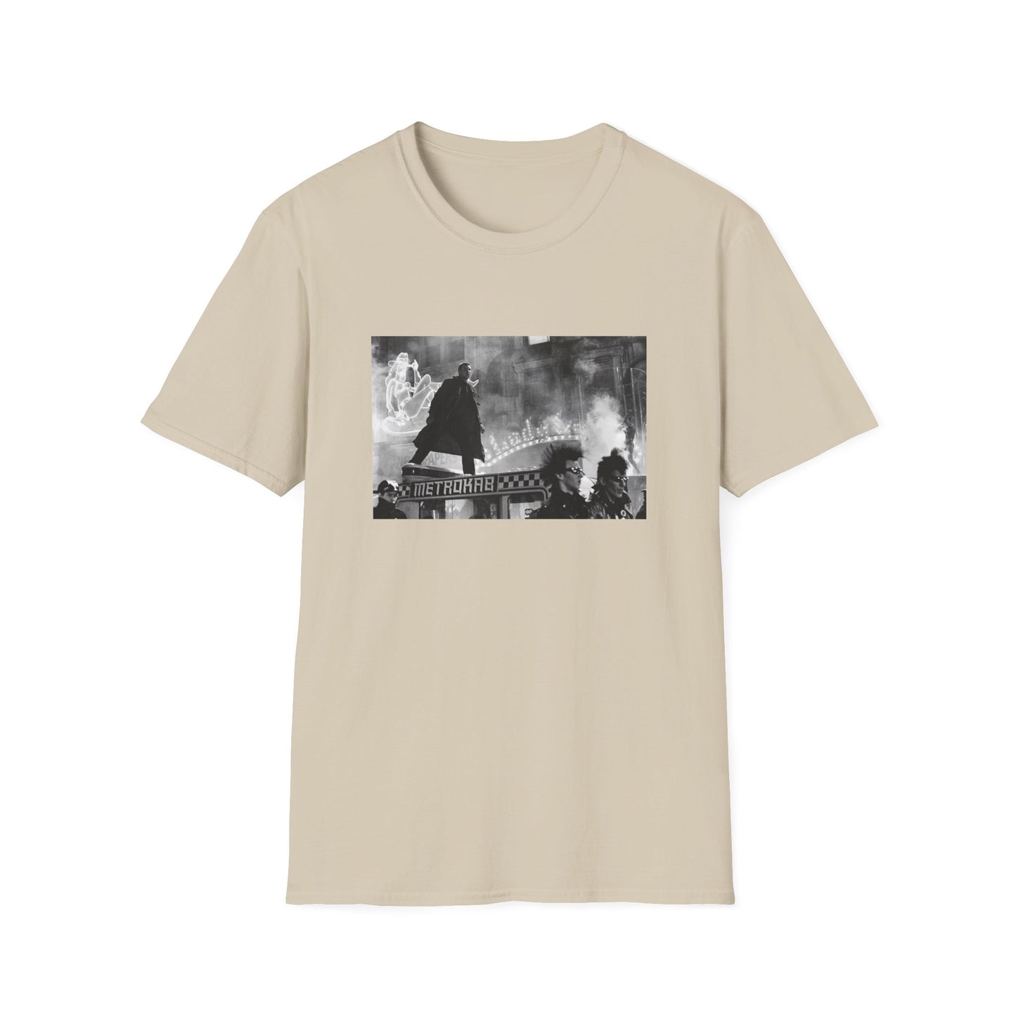 1982 movie blade runner deckard's on a metrokab tshirt