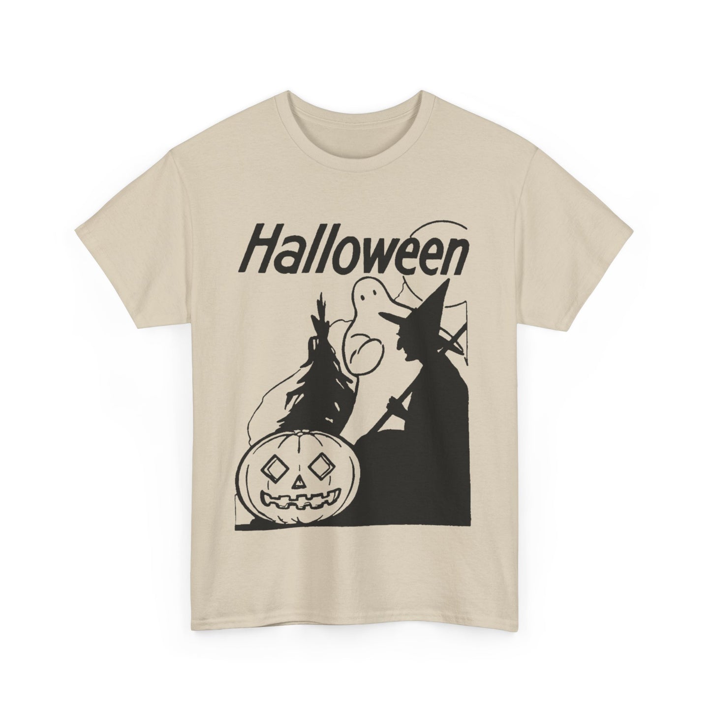 antique halloween graphic reproduction tshirt