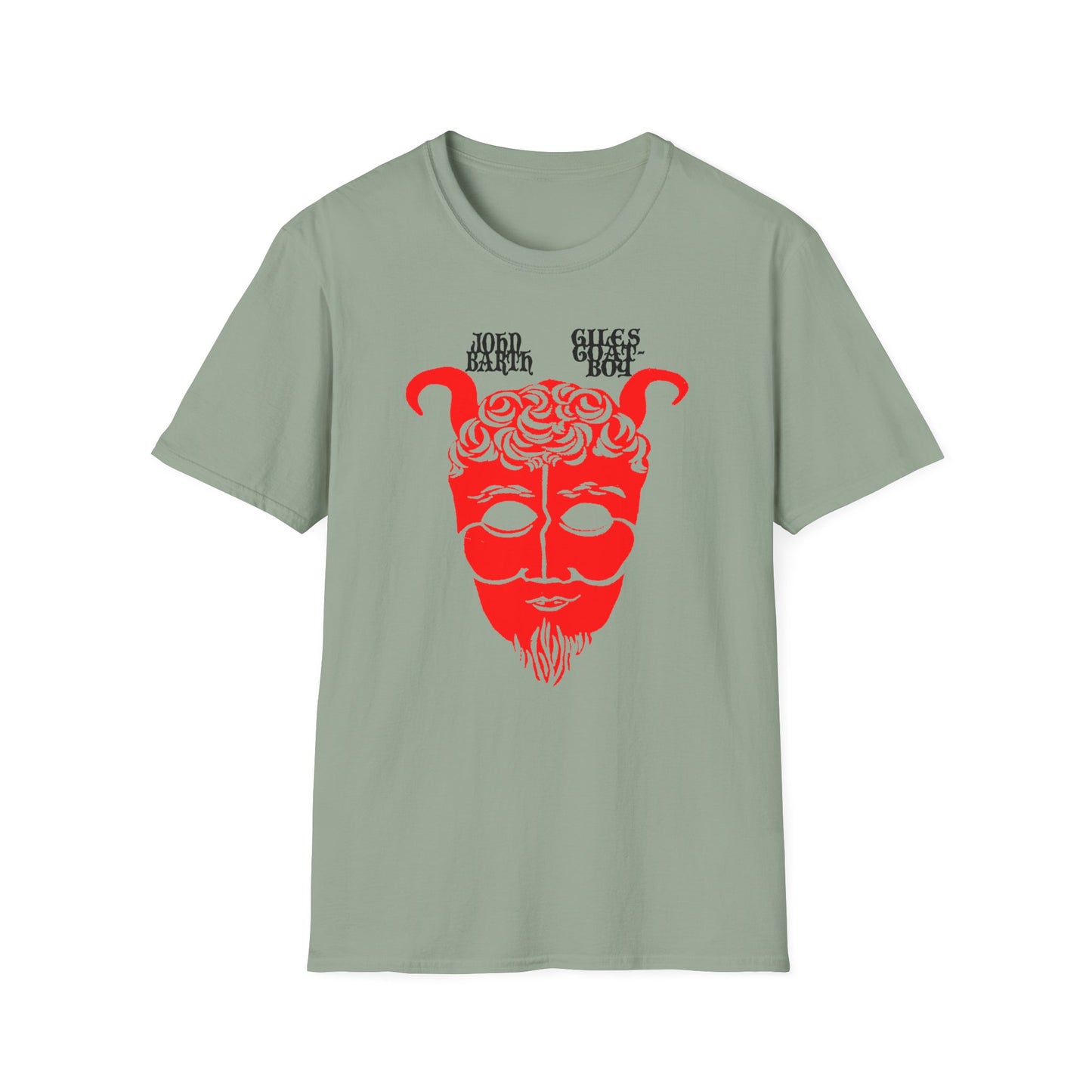john barth 1966 novel giles goat-boy book cover variant tshirt