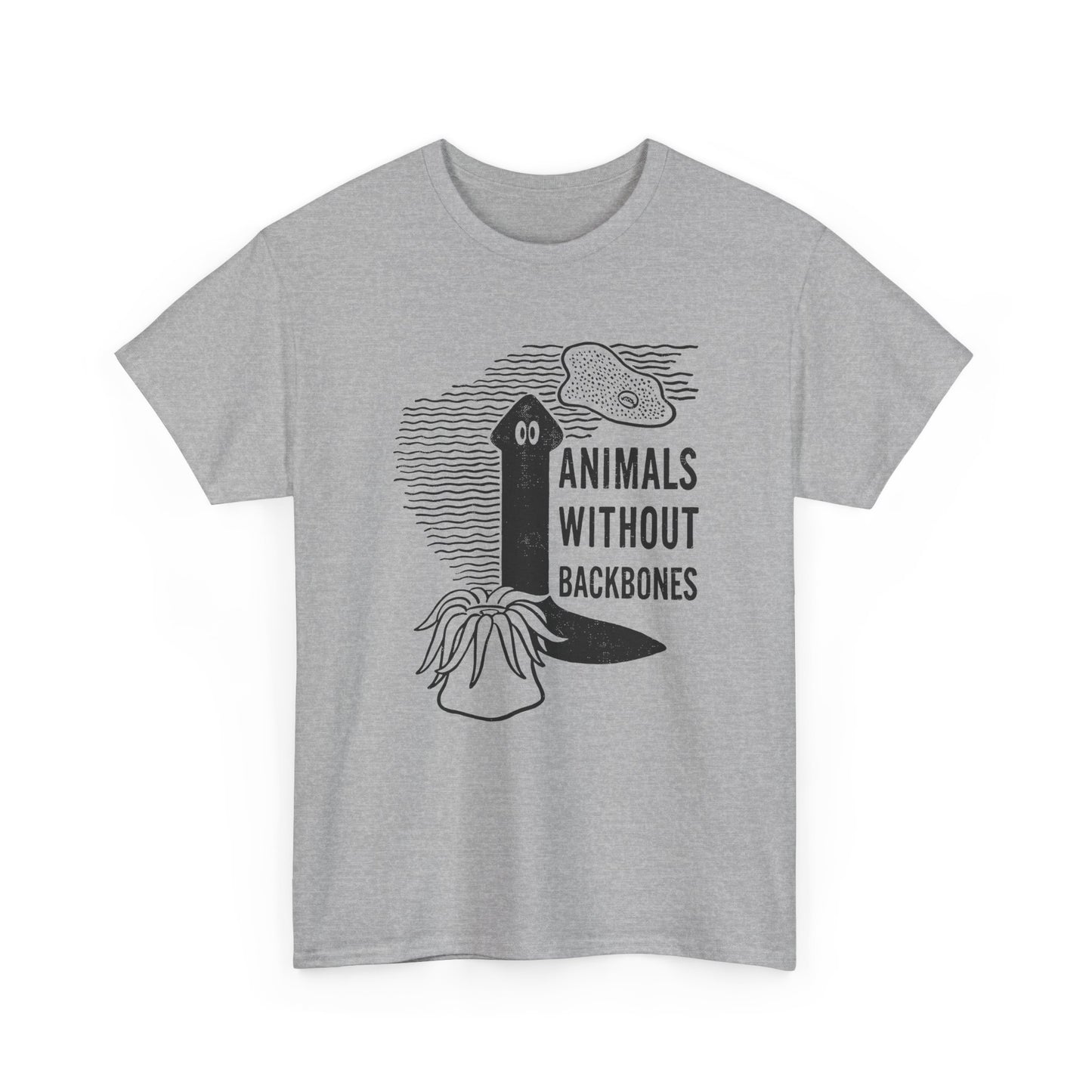 1976 second edition of animals without back bones by ralph buchsbaum book cover tshirt
