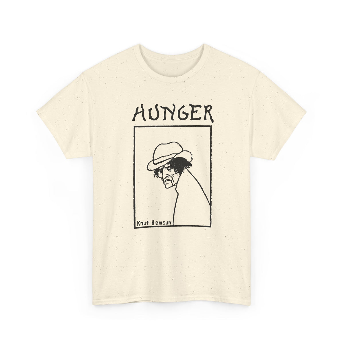 1890 hunger by knut hamsun book cover tshirt