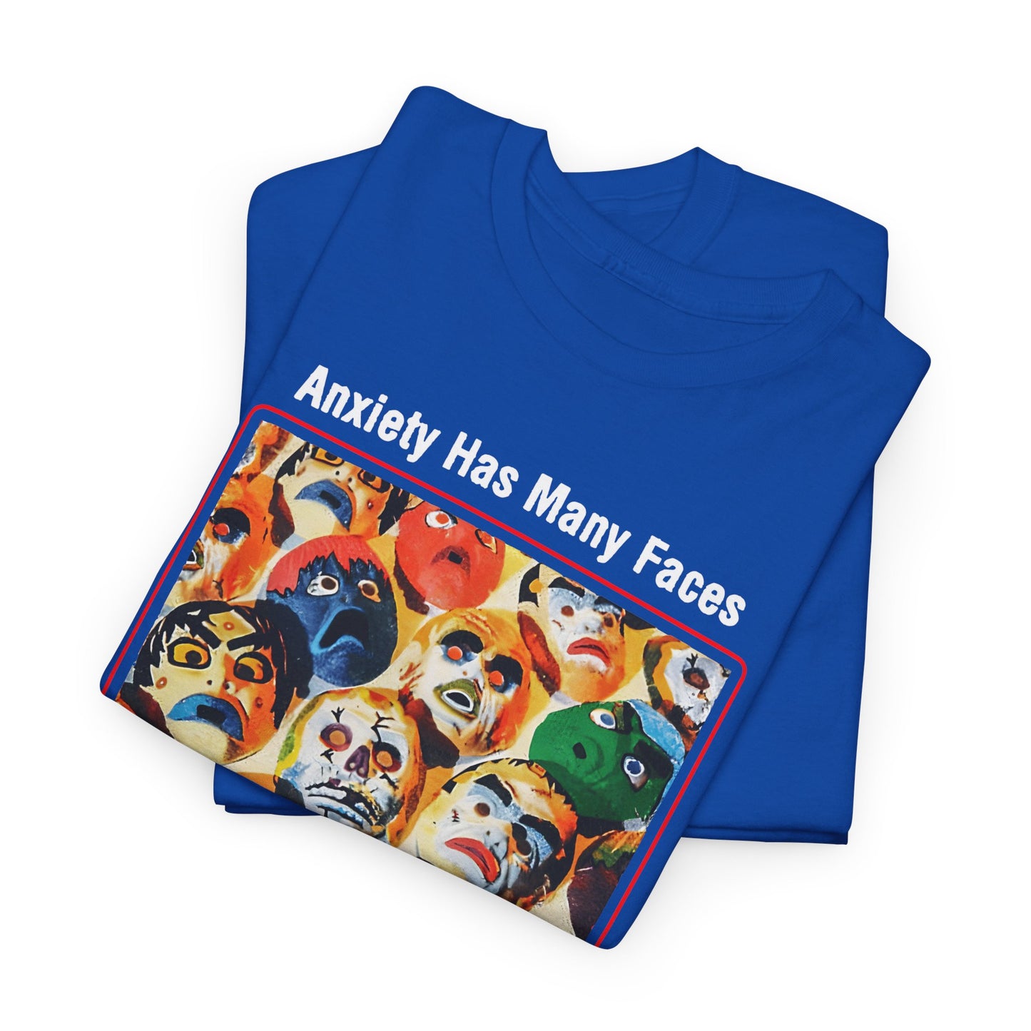 vintage xanax anxiety has many faces but there is only one tshirt