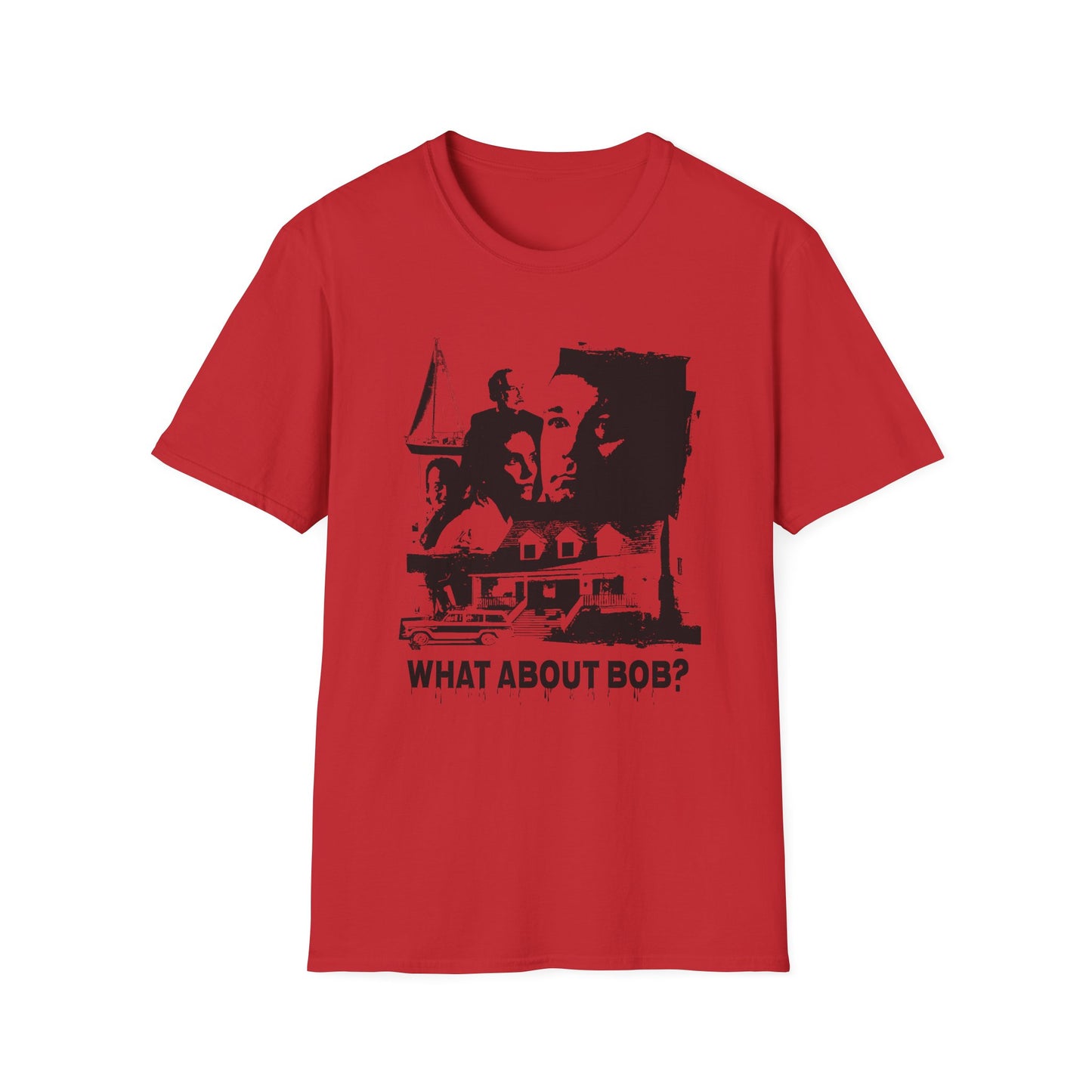 what about bob? 1991 family comedy movie fan art scary collage tshirt