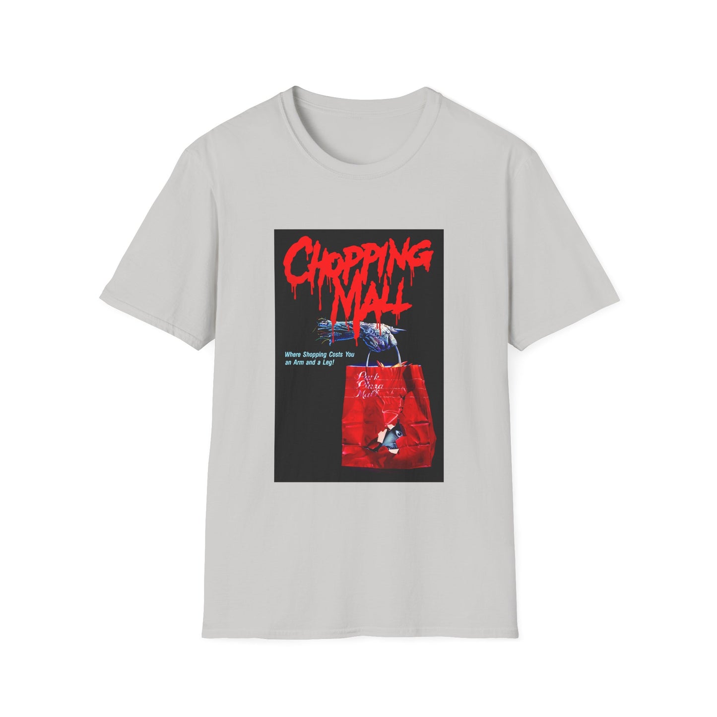 chopping mall 1986 poster colored tshirt