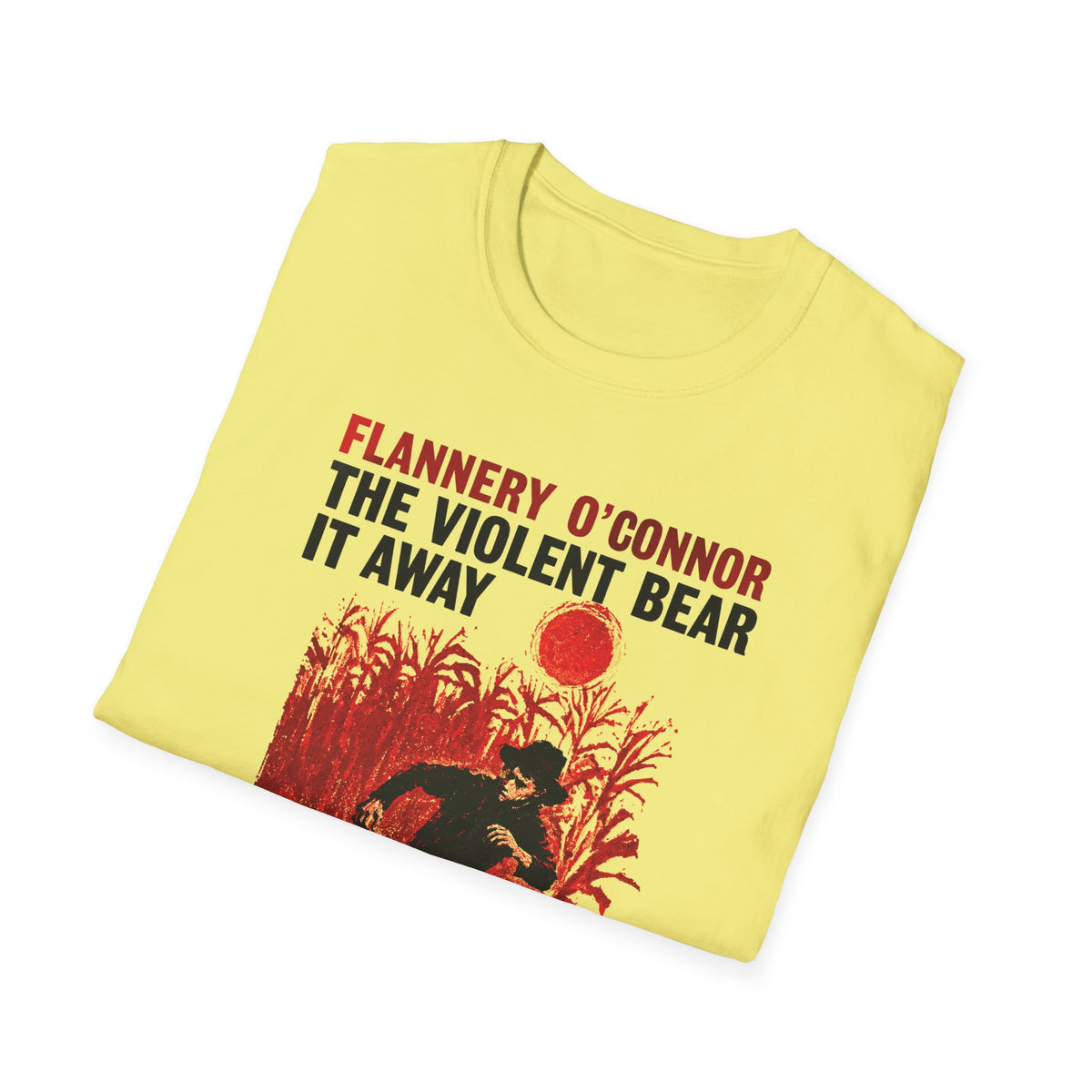 1960 the violent bear it away flannery o'connor alternate book cover tshirt