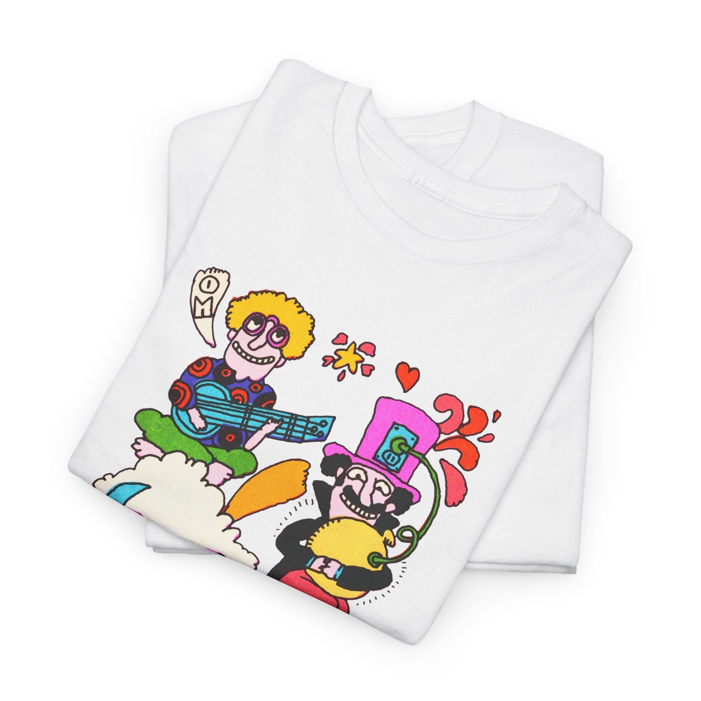 1971 psychedelic mother goose illustration reproduction tshirt