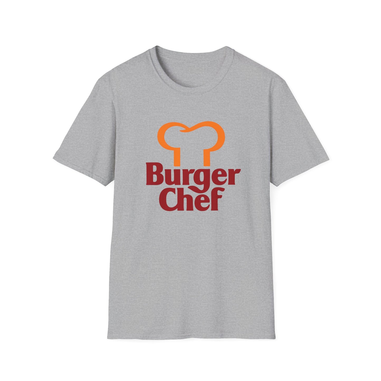 vintage defunct burger chef fast food logo tshirt