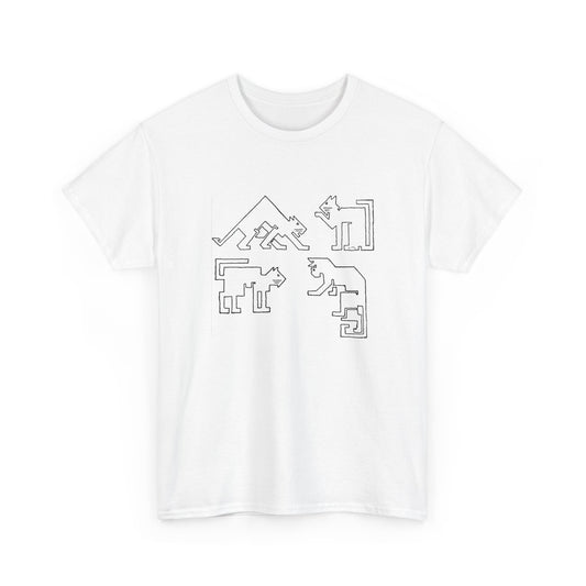 1910 ernest allen batchelder draw a cat using only straight lines reproduction tshirt