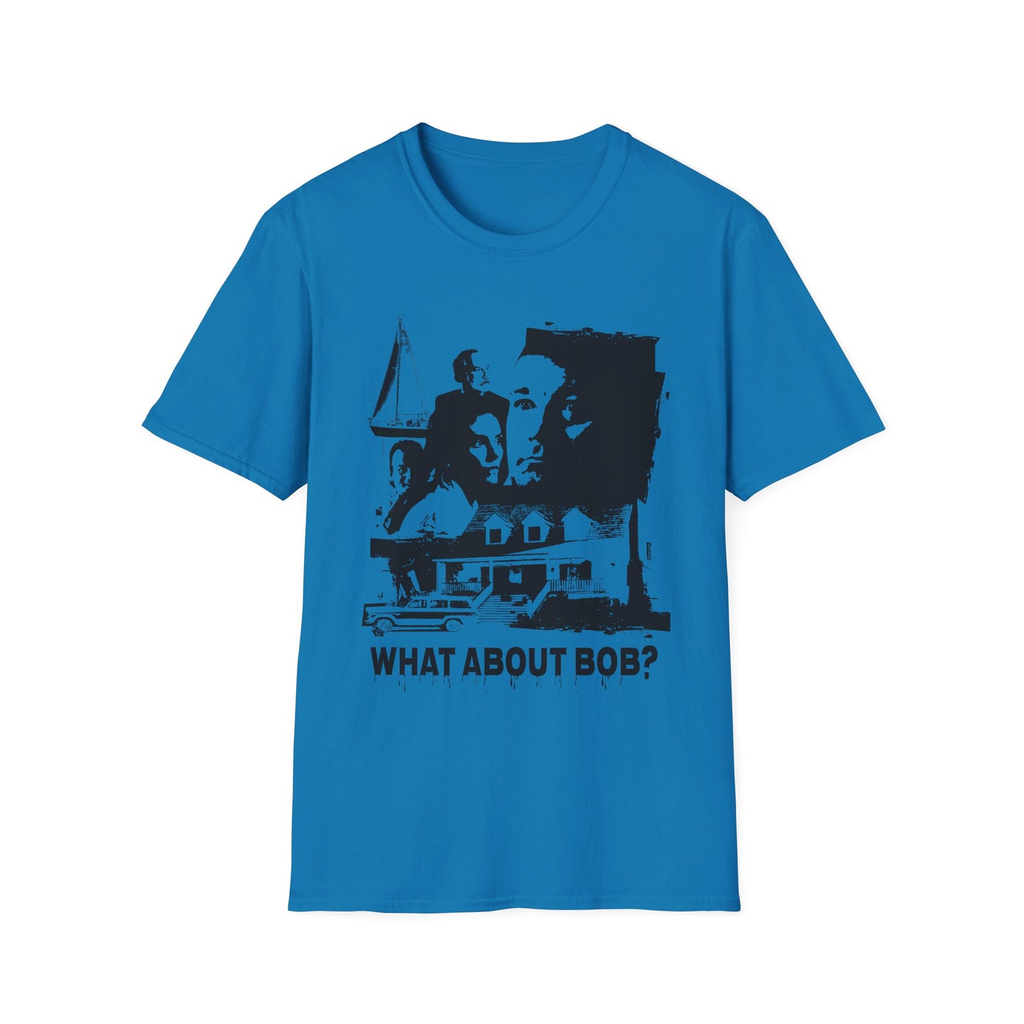 what about bob? 1991 family comedy movie fan art scary collage tshirt