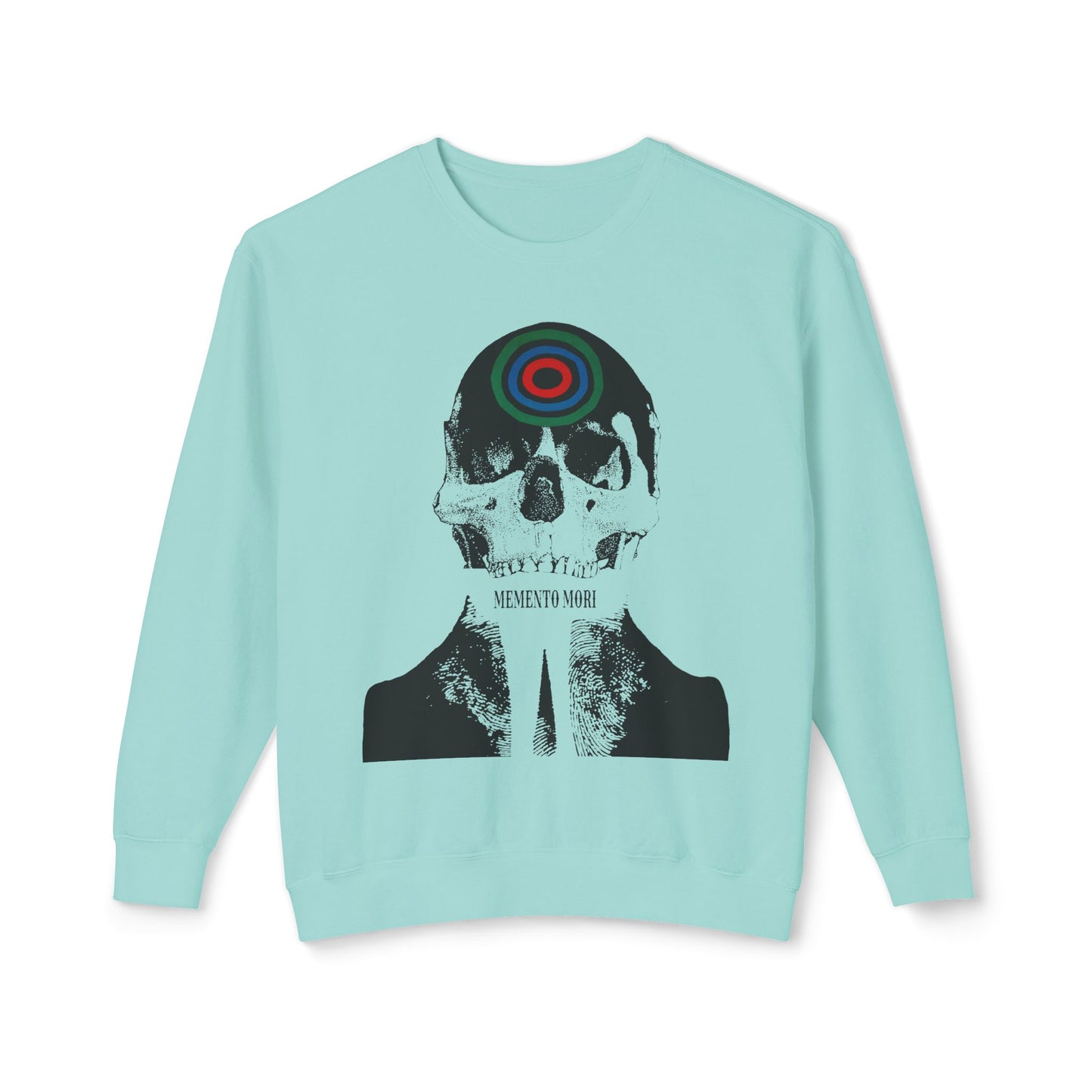 polish movie poster for alfred hitchcock's vertigo with memento mori 100% cotton sweatshirt