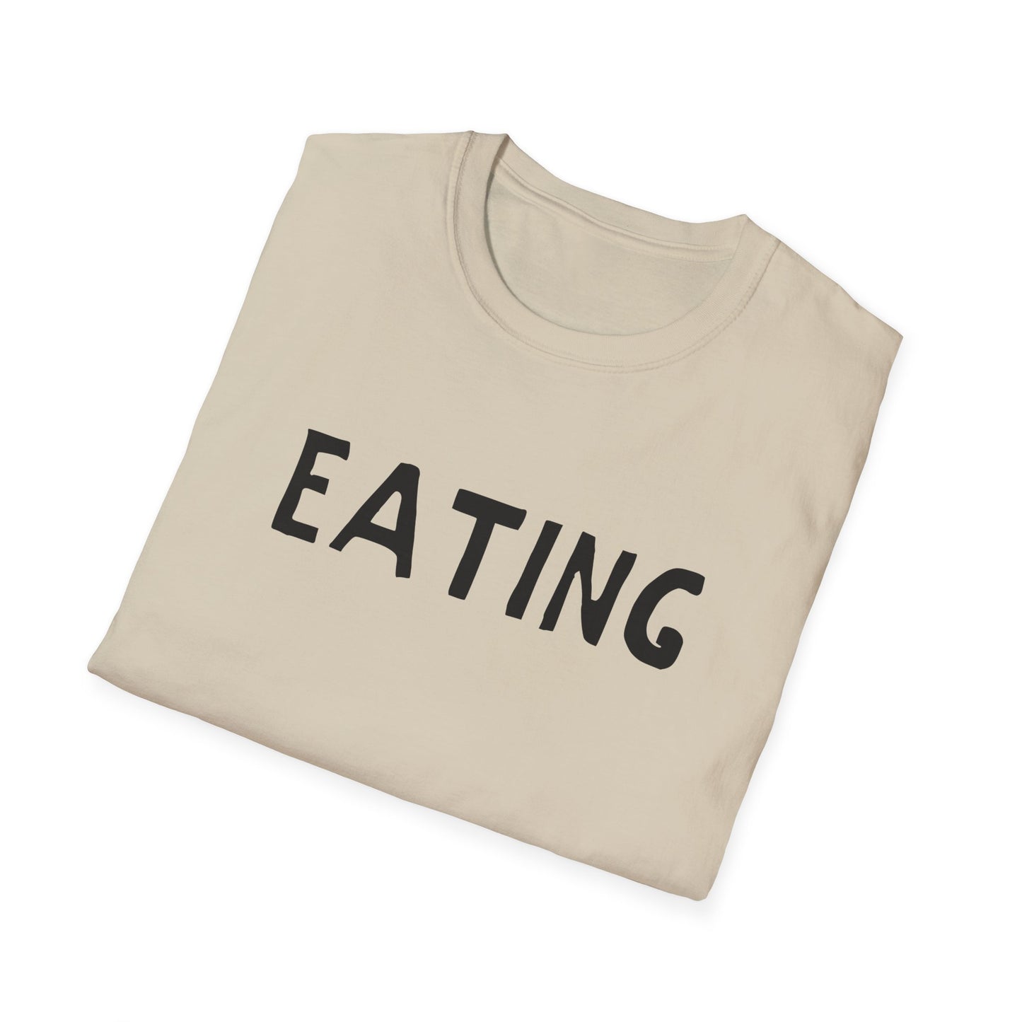 eating hand drawn font tshirt