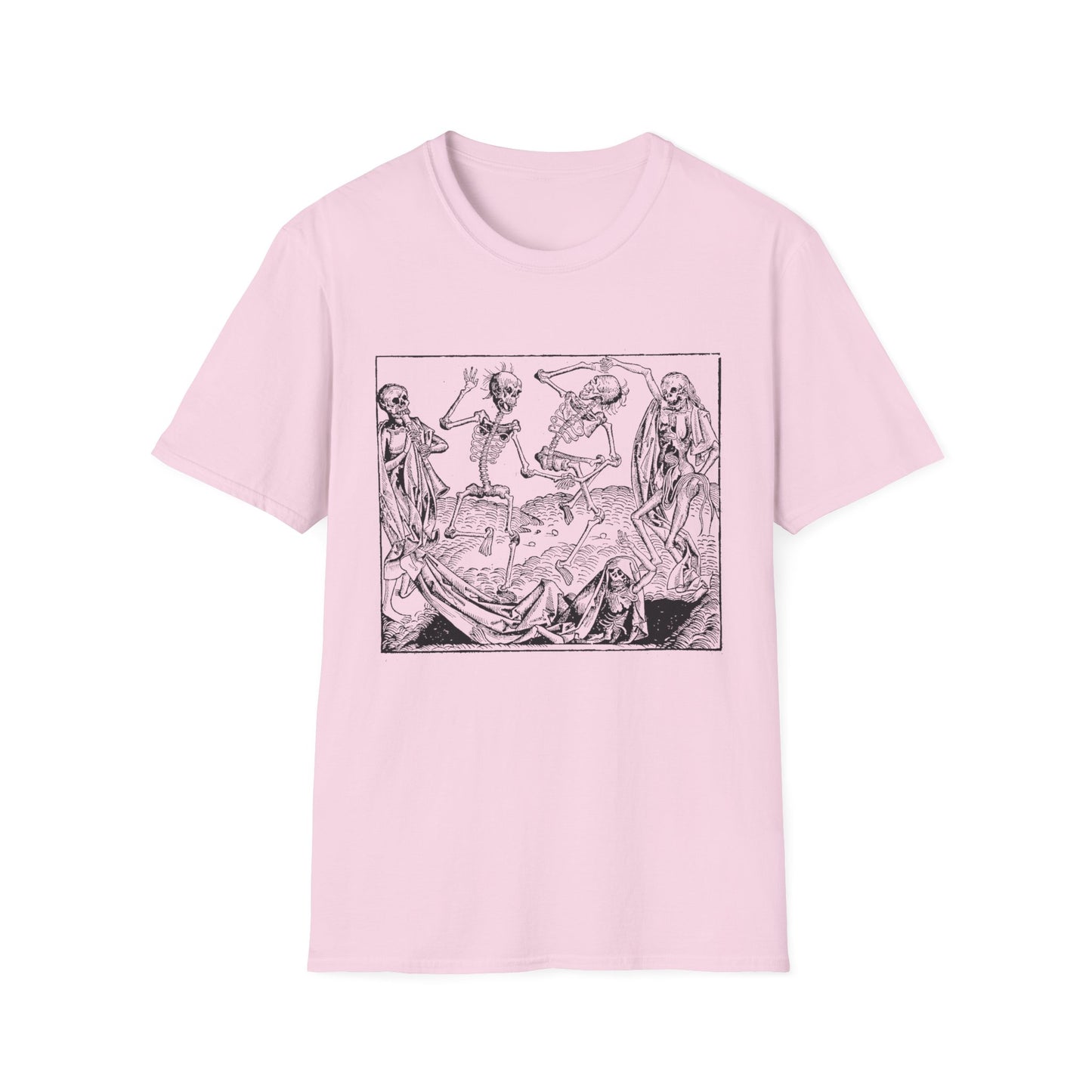 1493 michael wolgemut's dance of death tshirt
