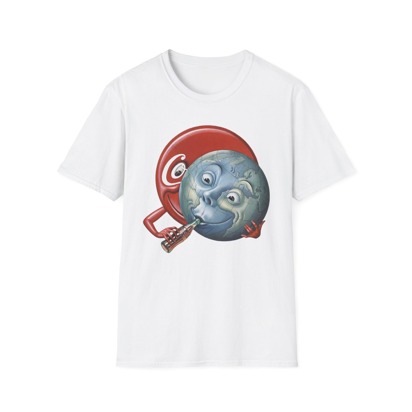 1950 "world and friend" coke suckling the earth by boris artzybasheff tshirt