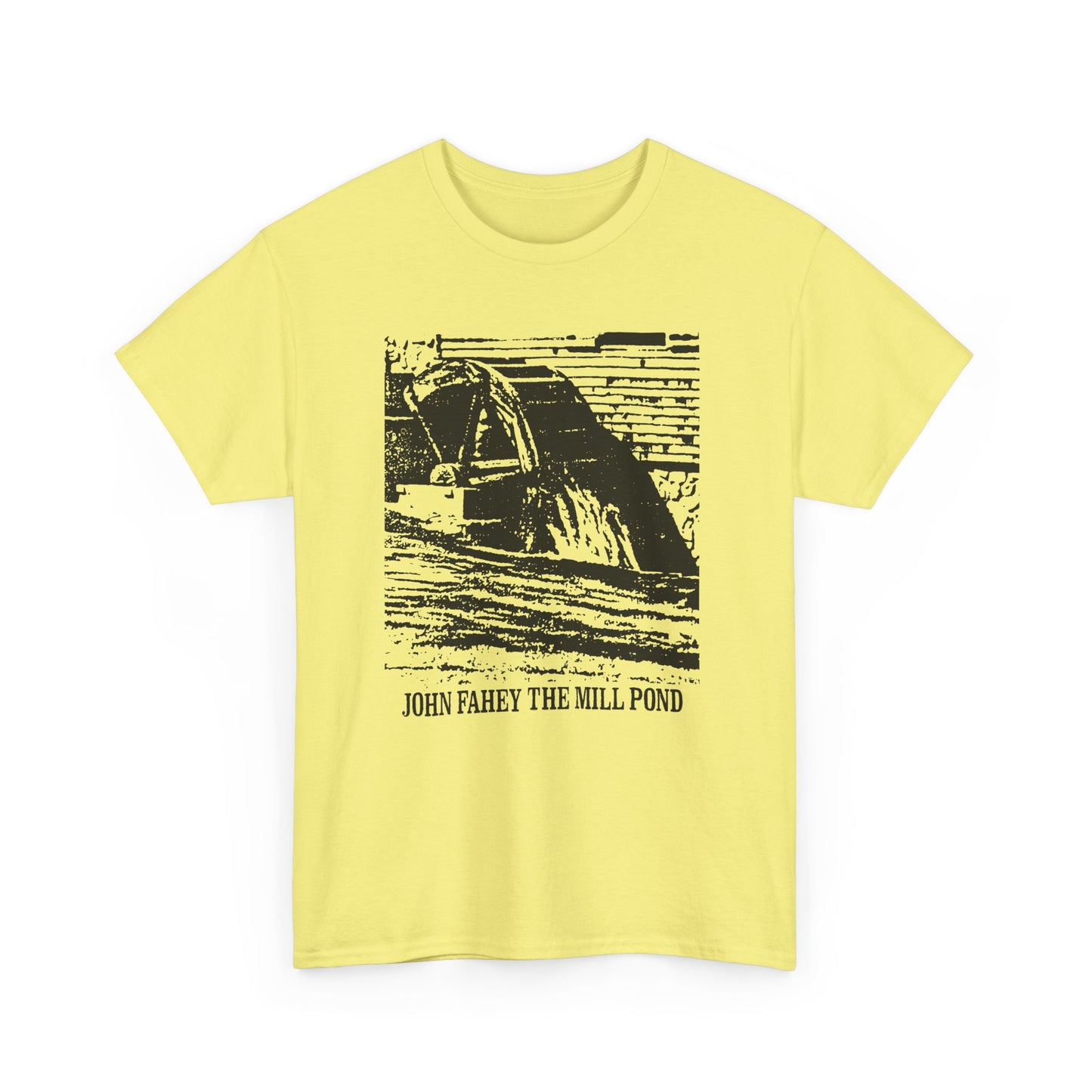 1997 the mill pond by john fahey album cover stretched tshirt