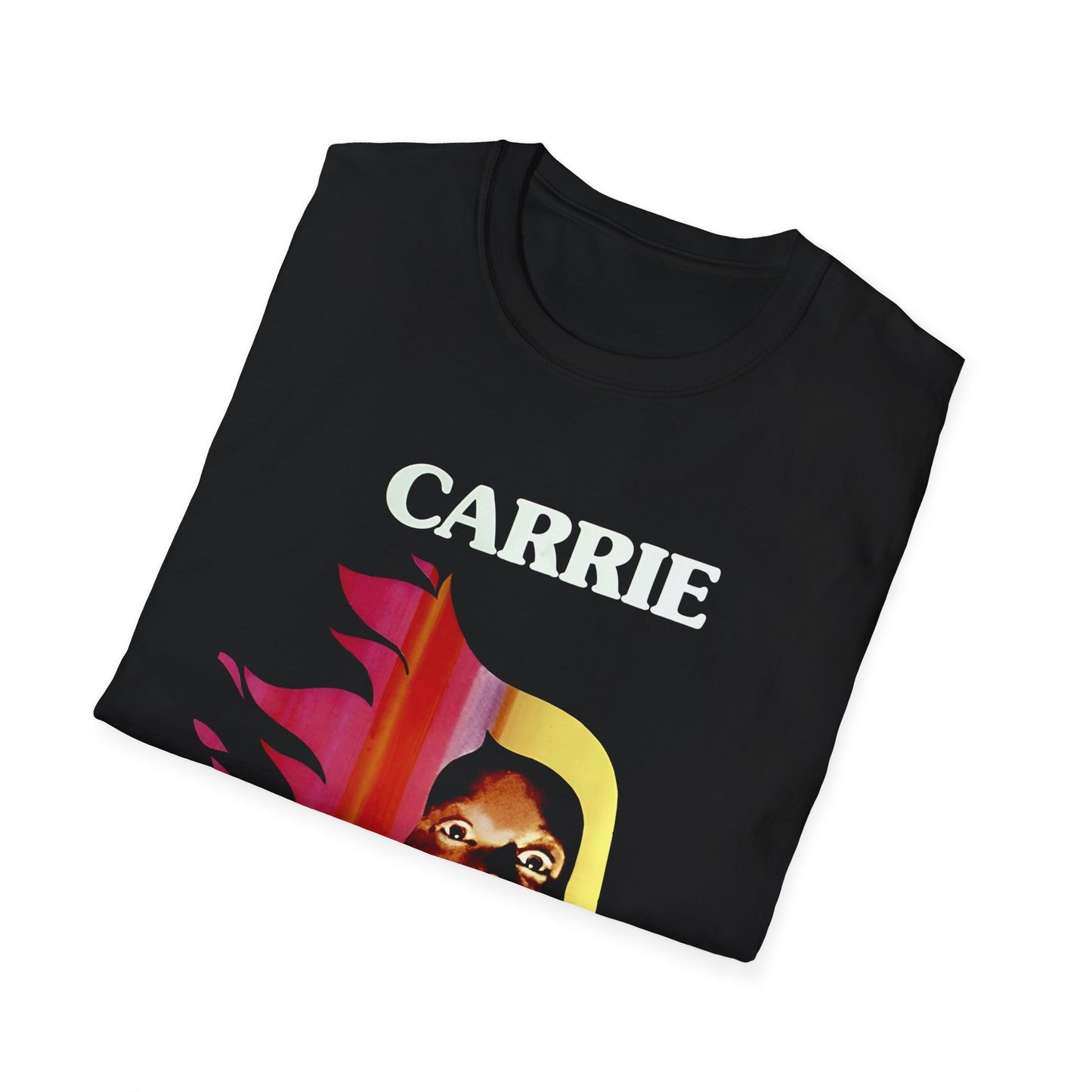 1976 spanish movie poster for carrie tshirt