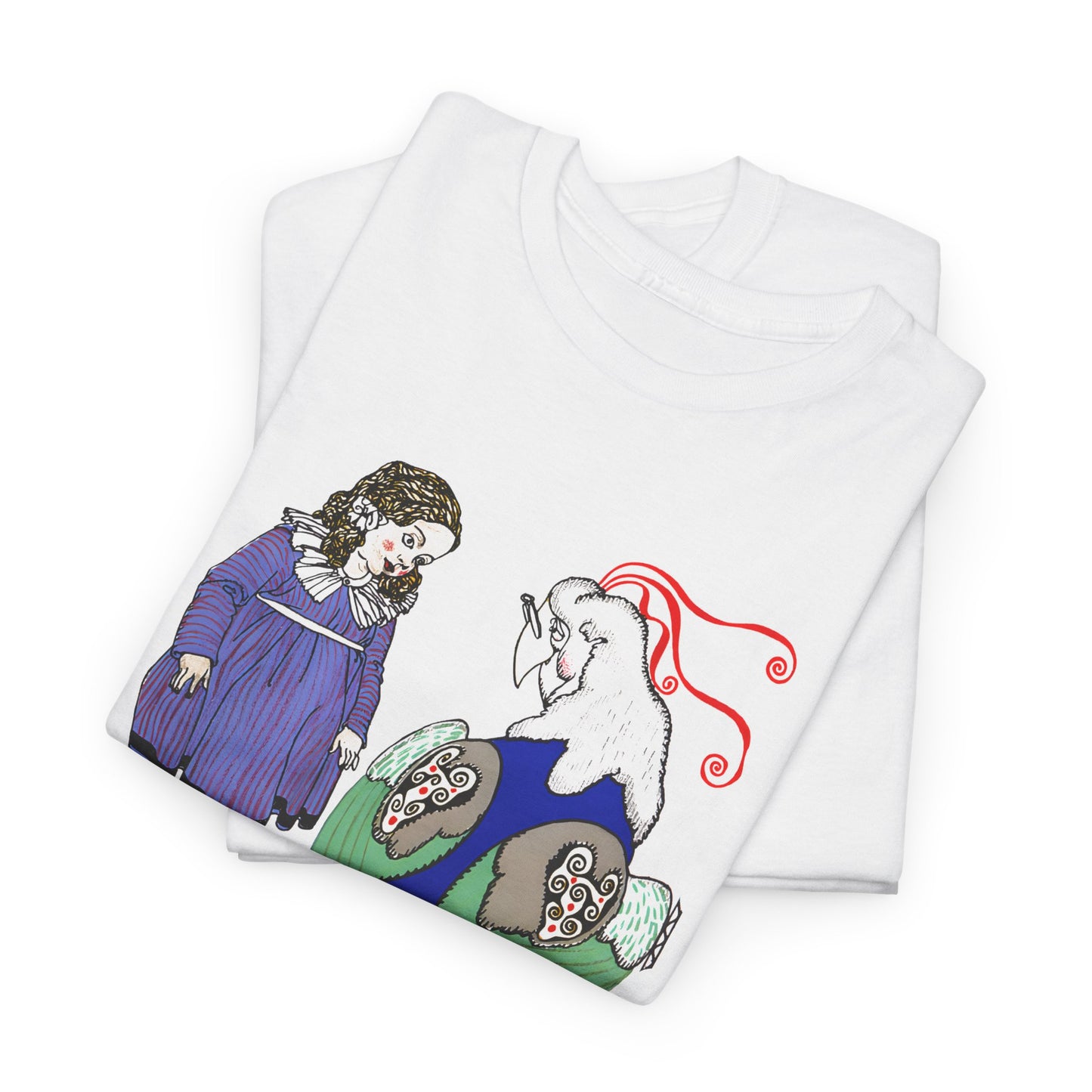 1911 josef von diveky tha magic bird (der wundervogel) color lithograph reproduction tshirt