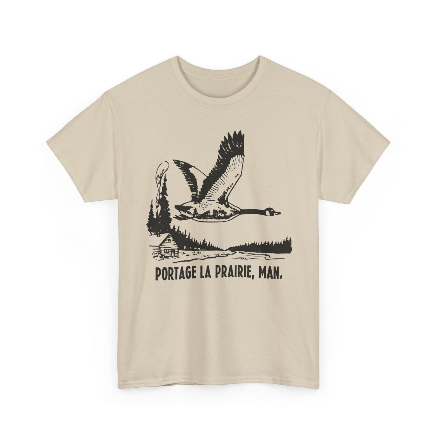 vintage graphic portage la prairie manitoba canada reproduction tshirt