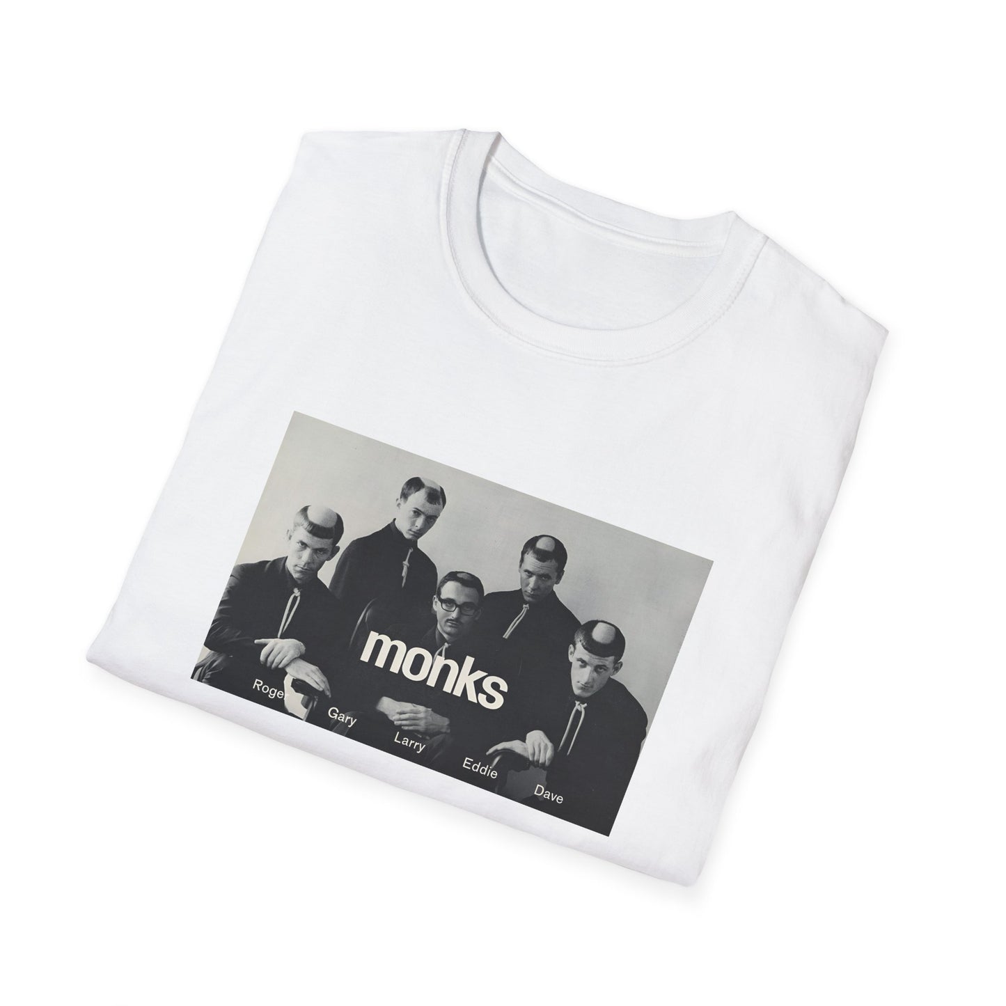 1960s experimental rock n roll band the monks tshirt