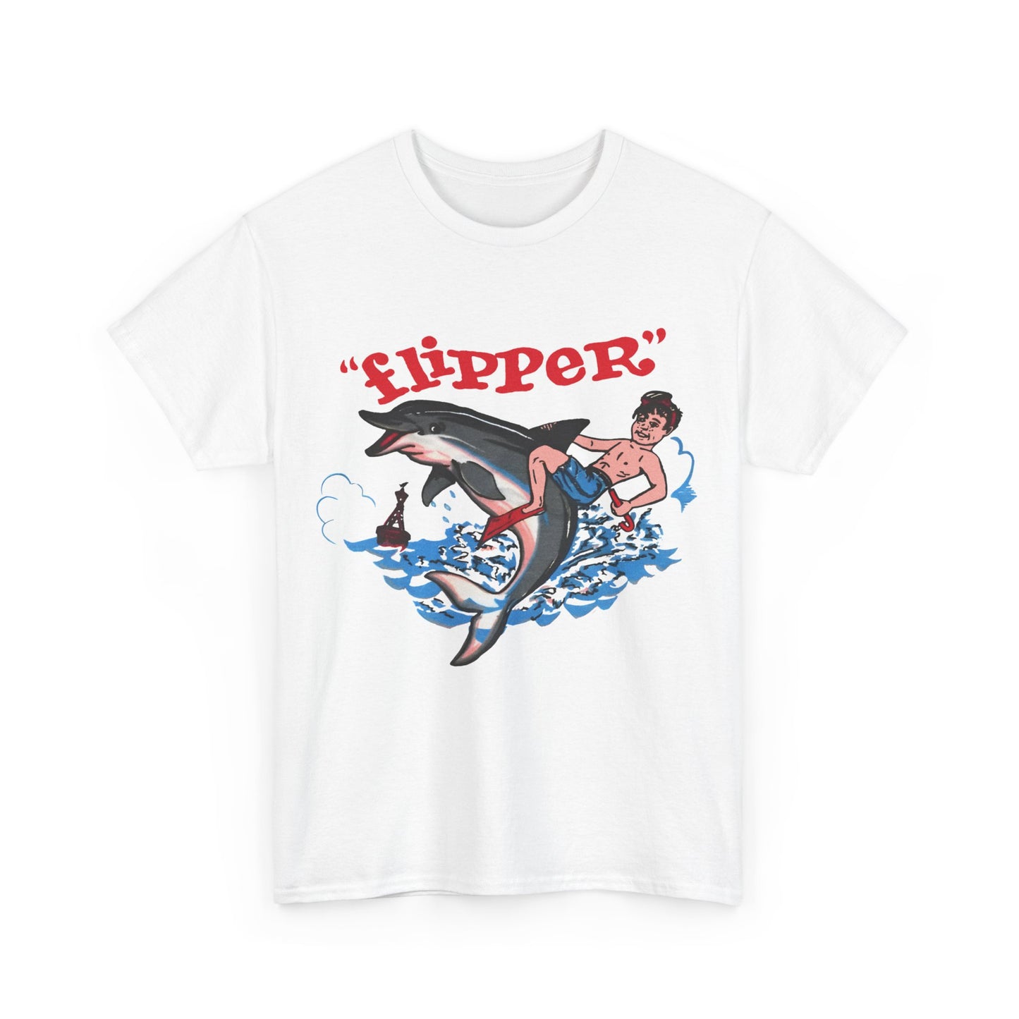 1960s miami seaquarium flipper the dolphin vintage reproduction tshirt