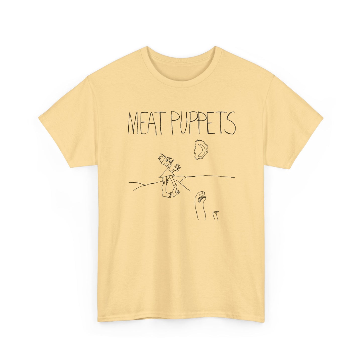 1985 meat puppets album in a car album cover tshirt