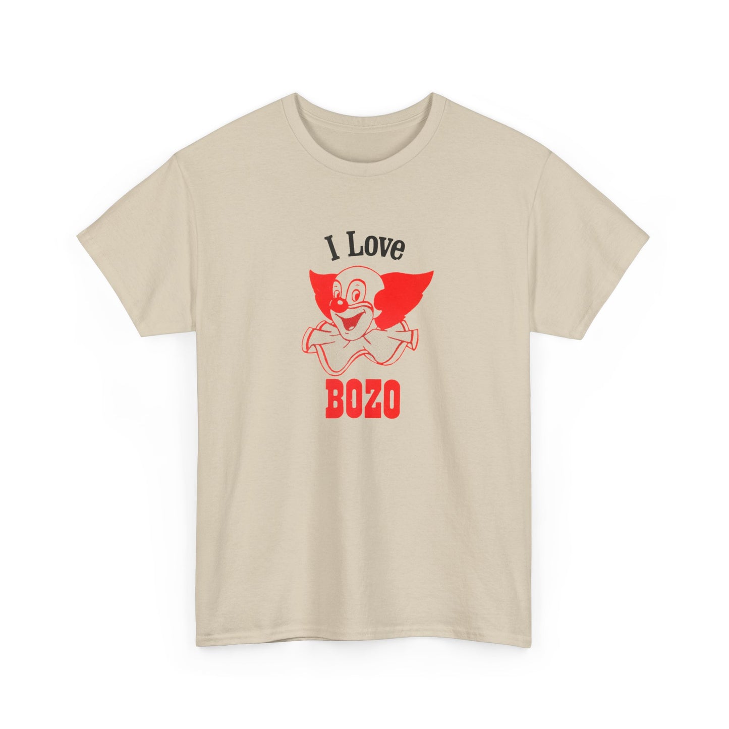 i love bozo vintage reproduction tshirt