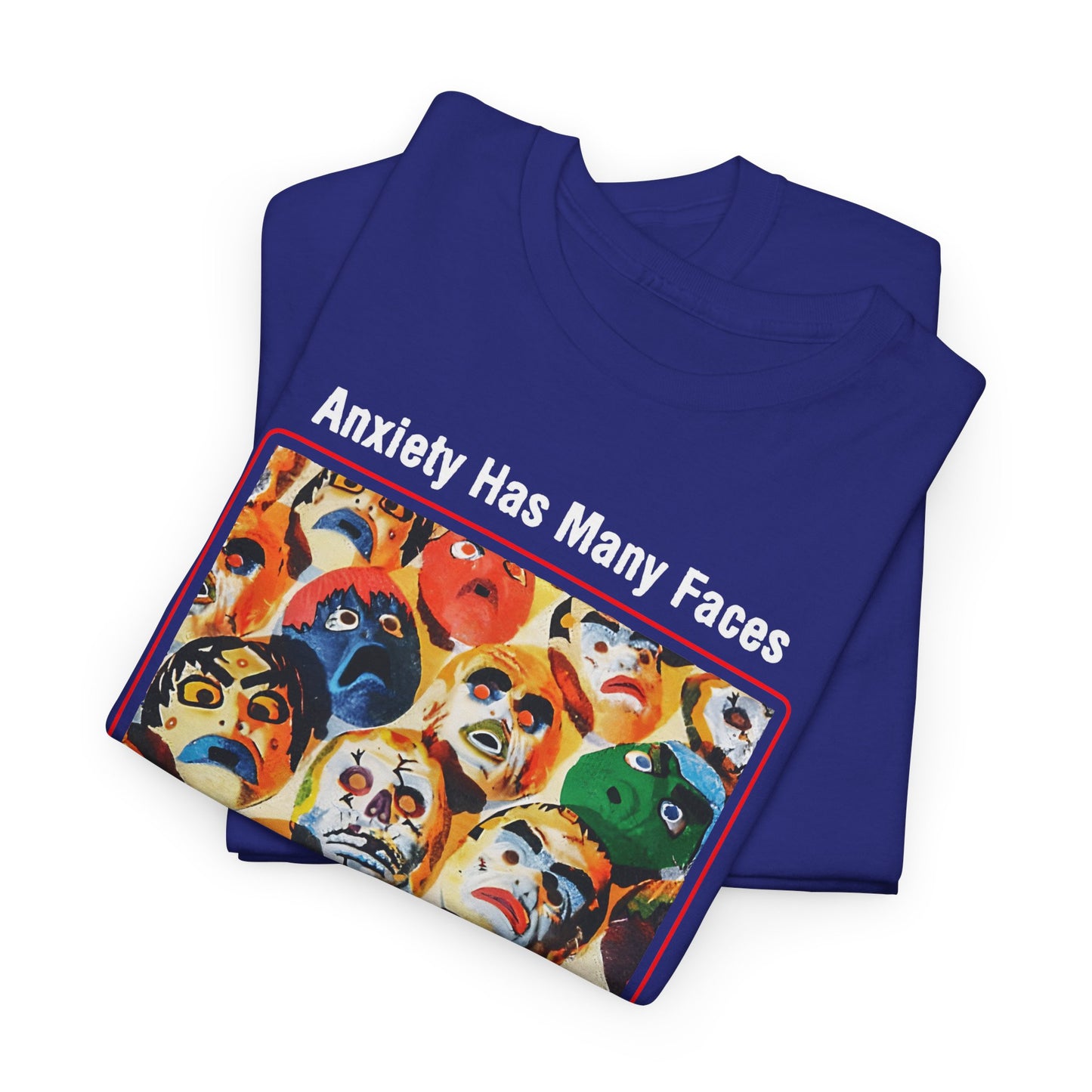 vintage xanax anxiety has many faces but there is only one tshirt