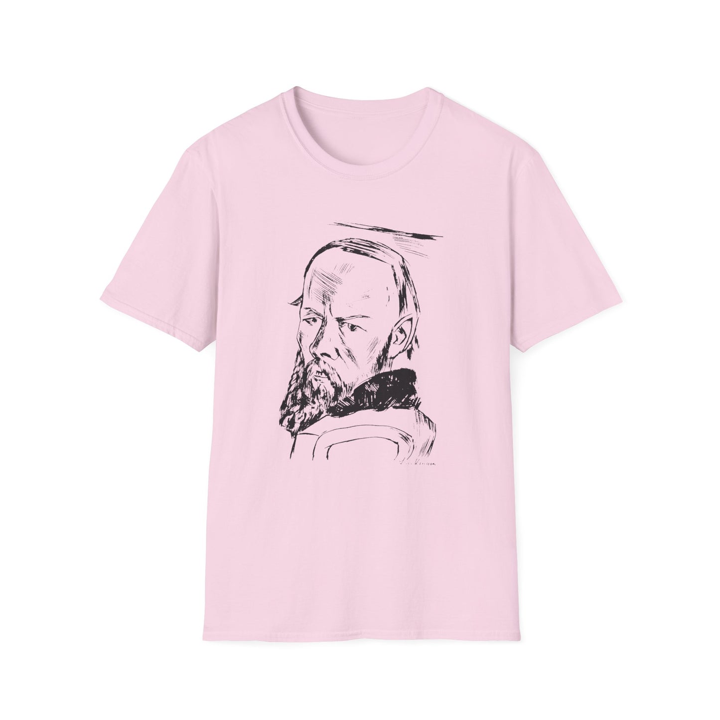 1921 max beckman etching portrait of dostoyevsky bildnis dostojewski tshirt