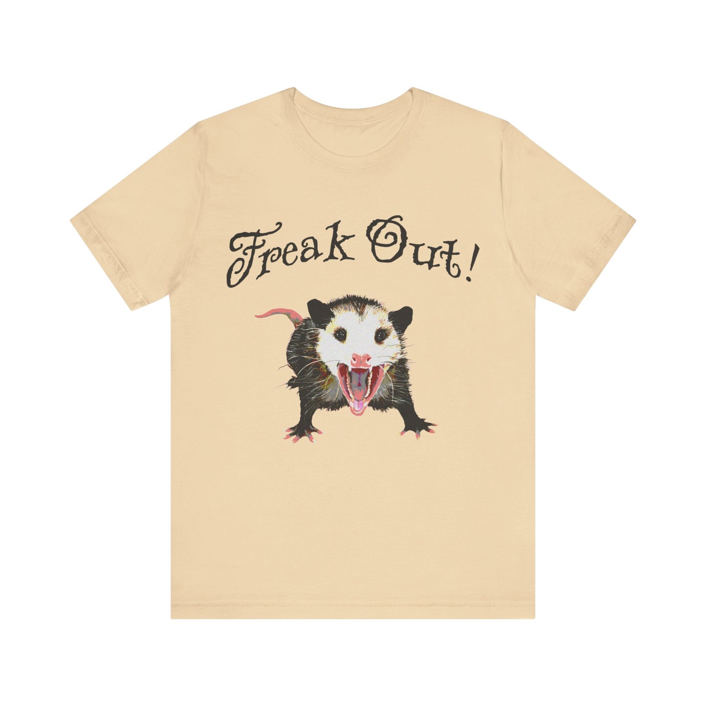 freak out! opossum (possum) tshirt