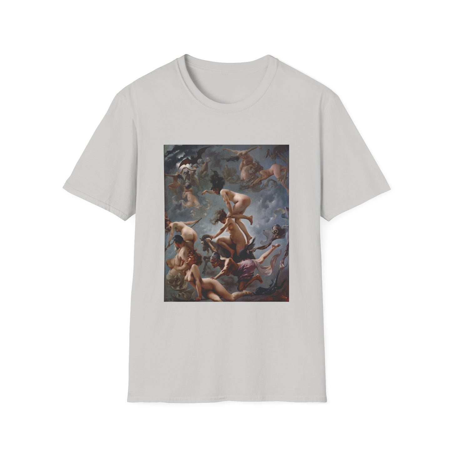 1878 painting witches going to their sabbath by luis ricardo falero tshirt
