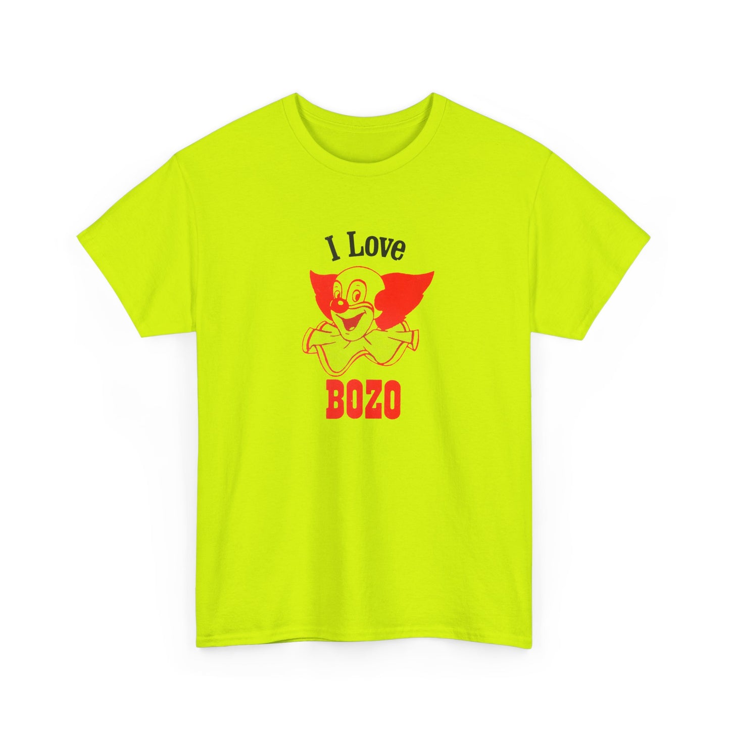 i love bozo vintage reproduction tshirt