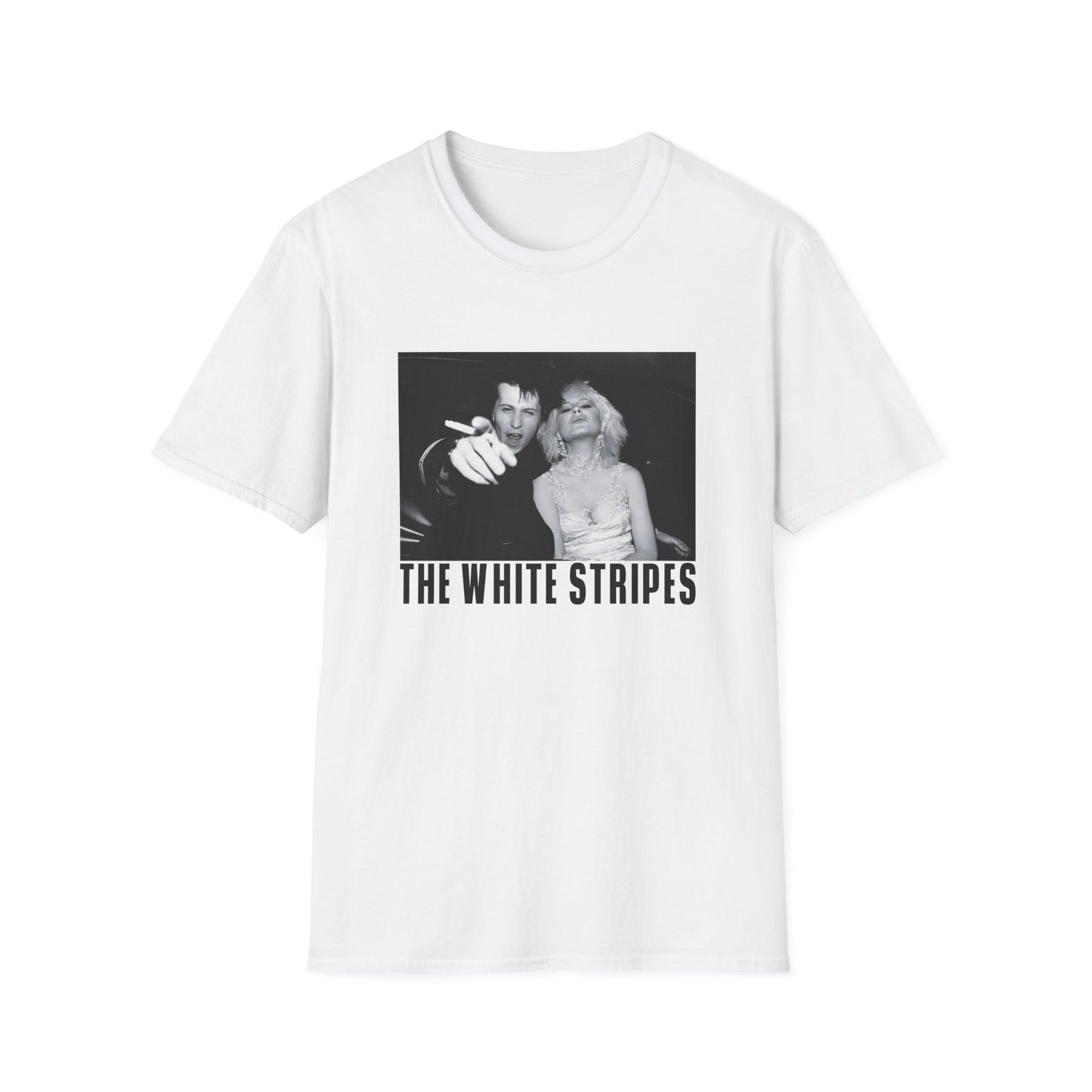 white stripes parody tshirt