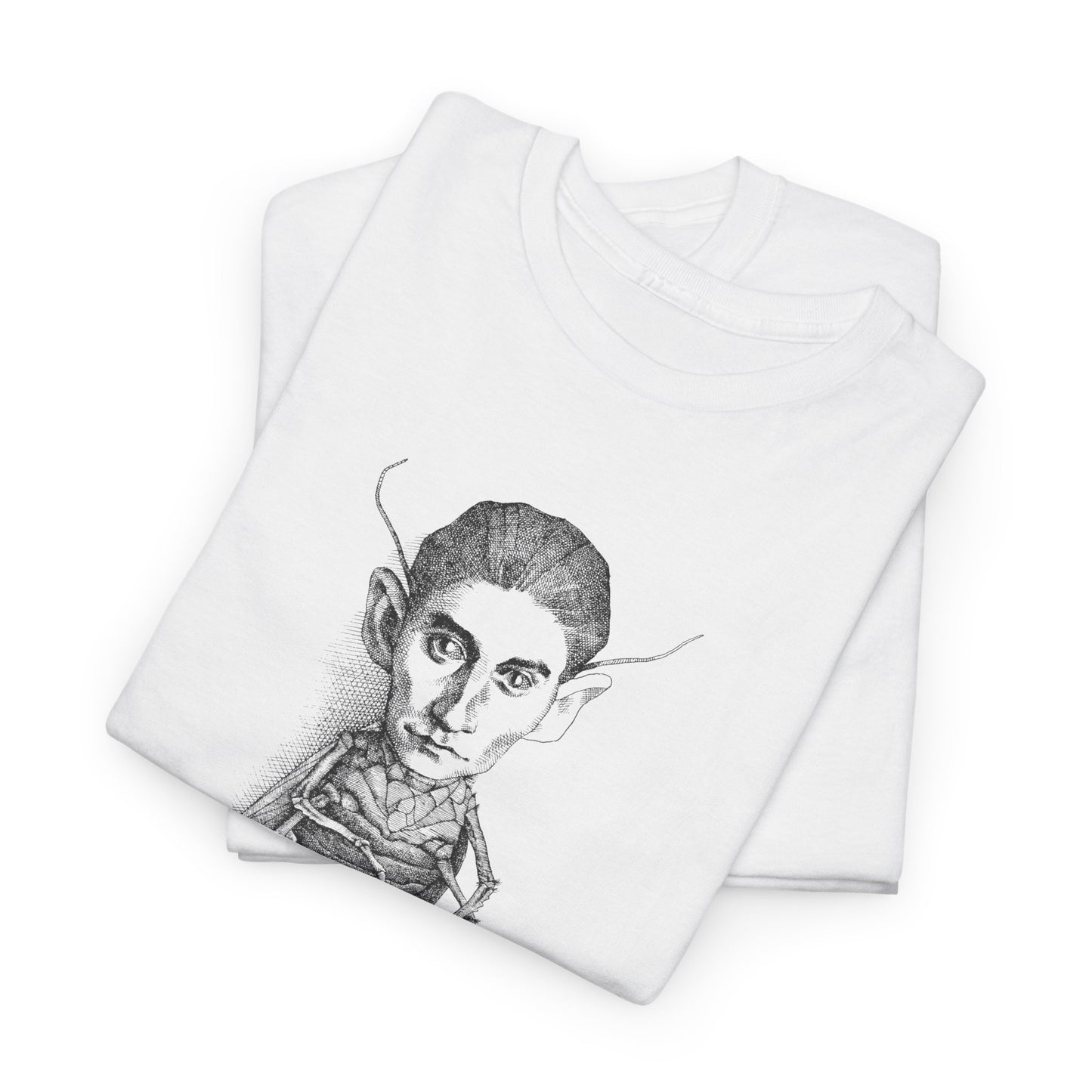 1970s drawing of franz kafka by rogelio naranjo tshirt